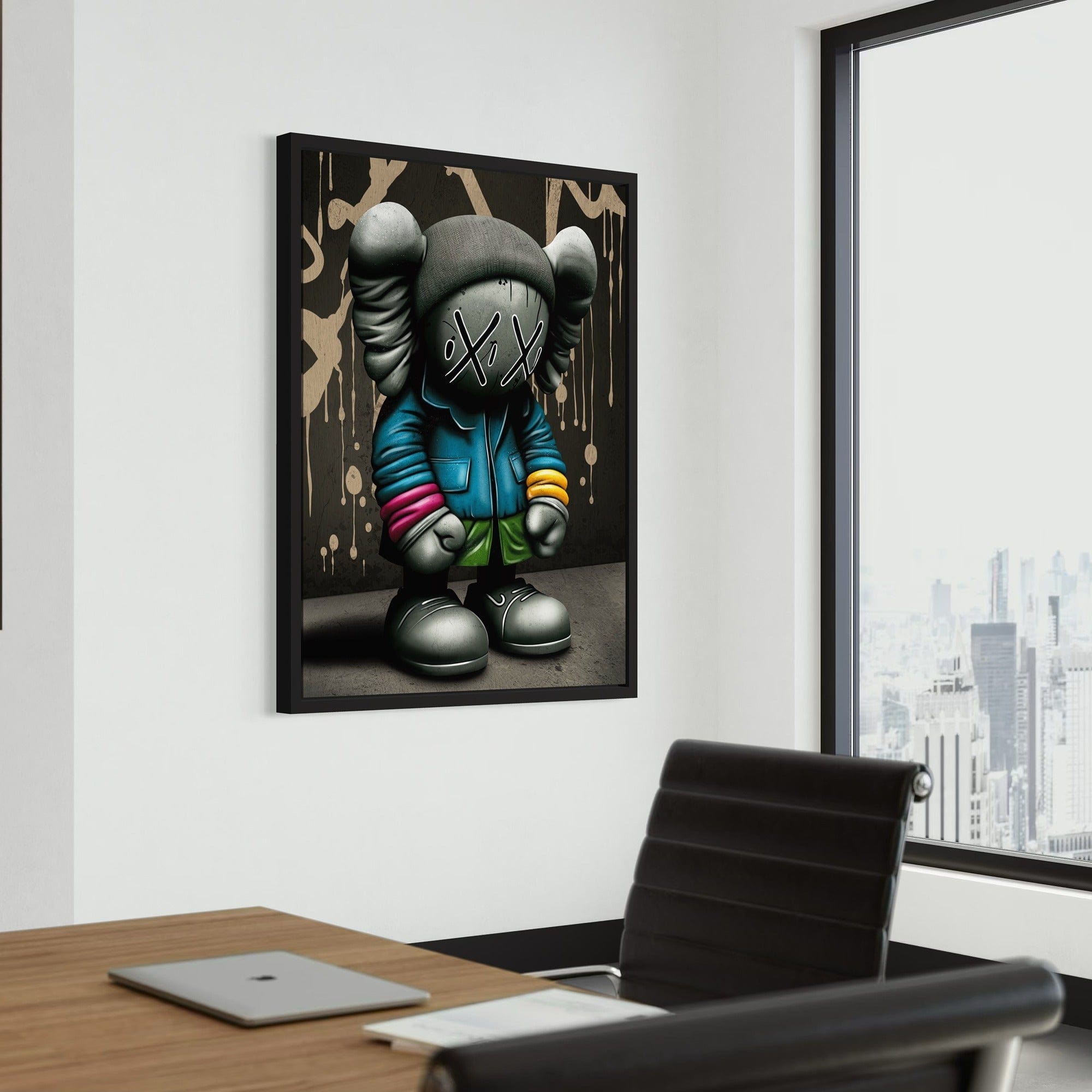 Kaws Urban Phantom Canvas Wall Art