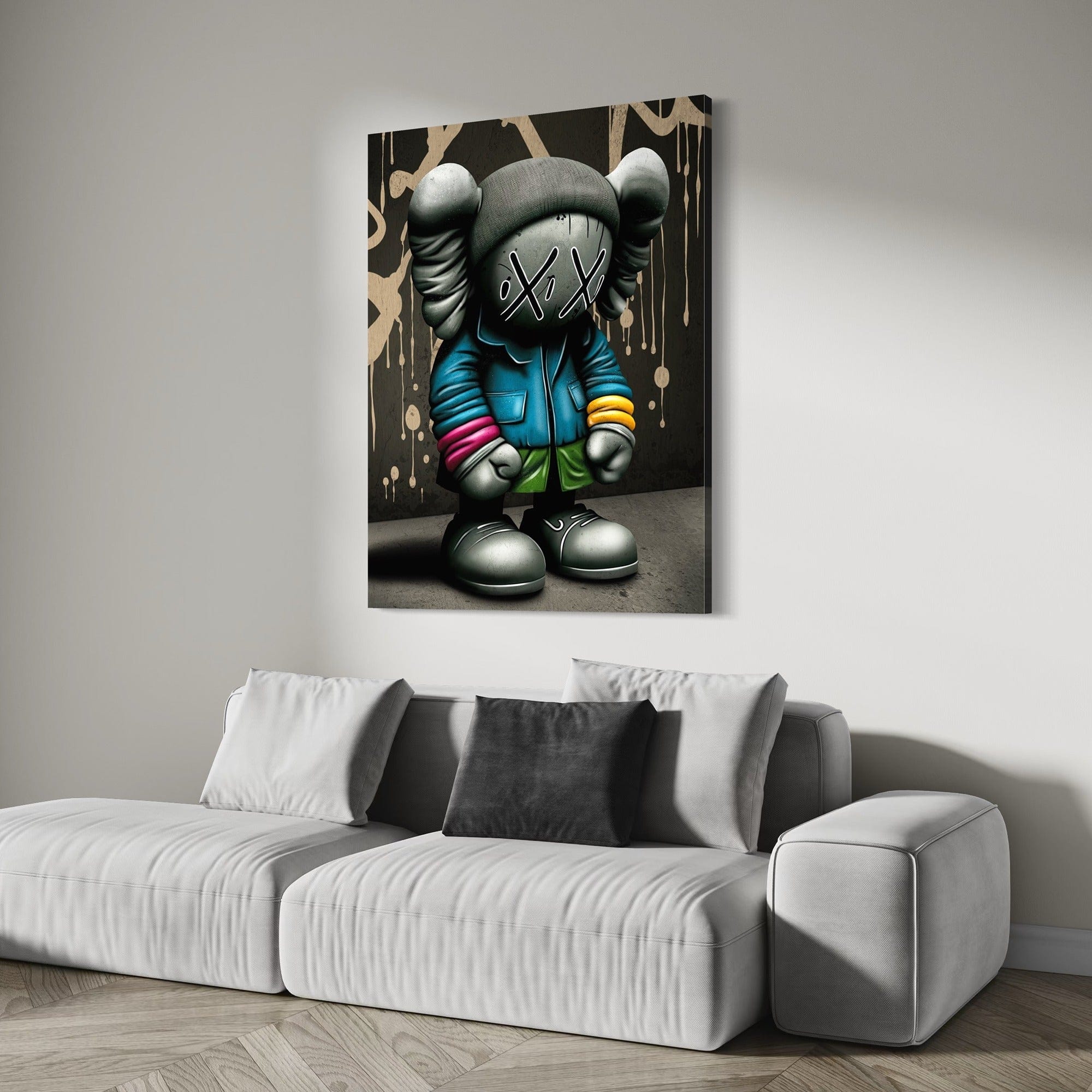 Kaws Urban Phantom Canvas Wall Art