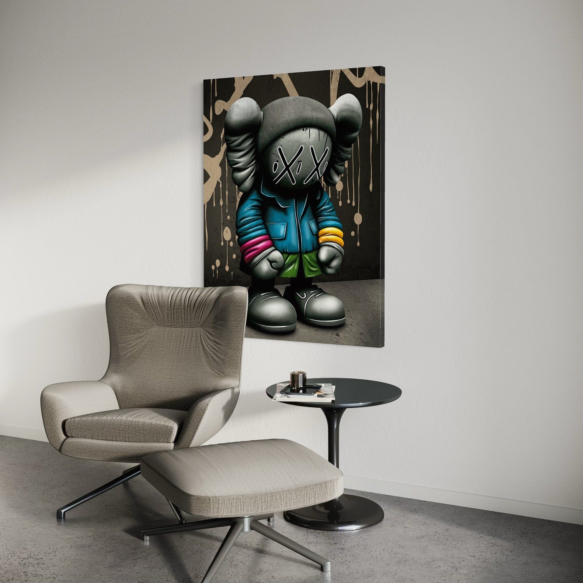 Kaws Urban Phantom Canvas Wall Art