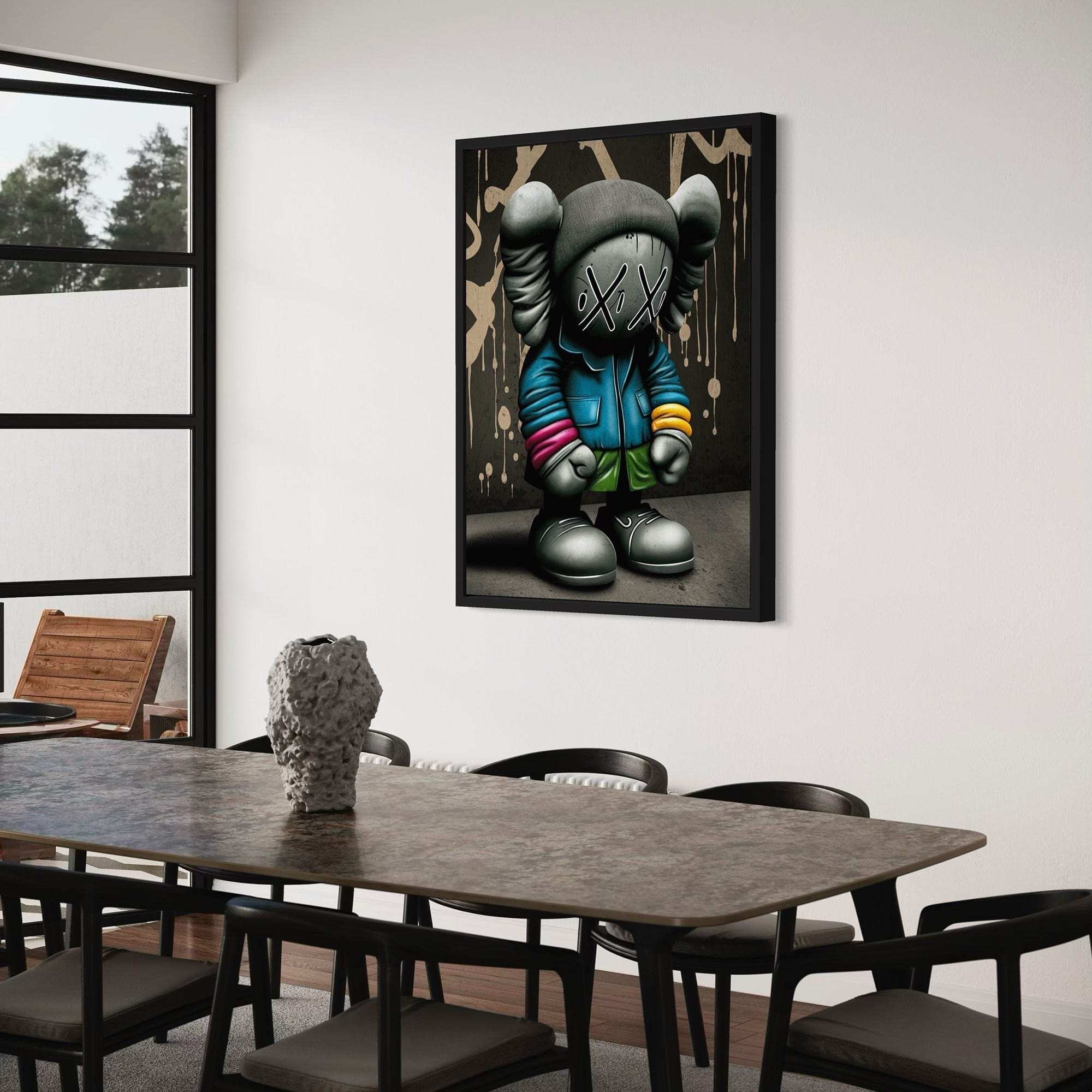 Kaws Urban Phantom Canvas Wall Art