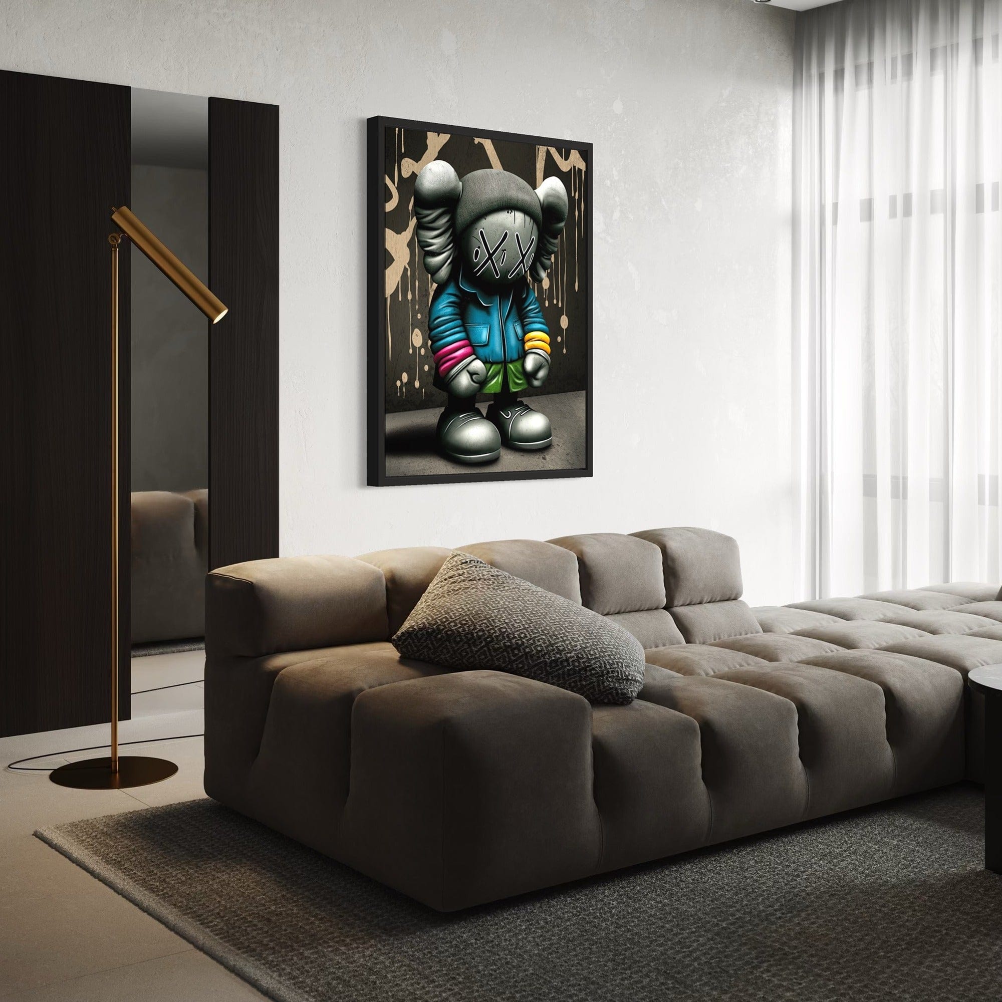 Kaws Urban Phantom Canvas Wall Art