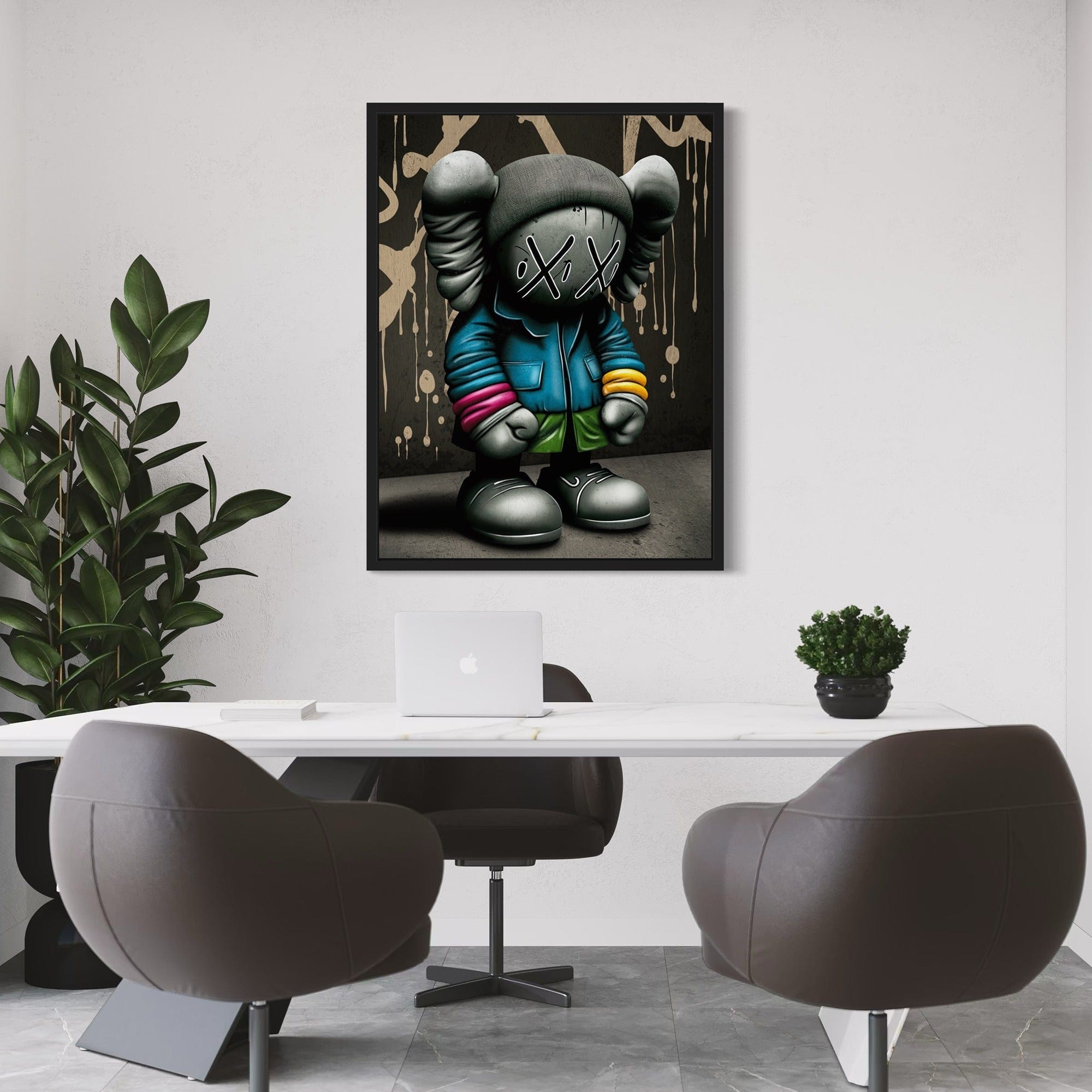 Kaws Urban Phantom Canvas Wall Art