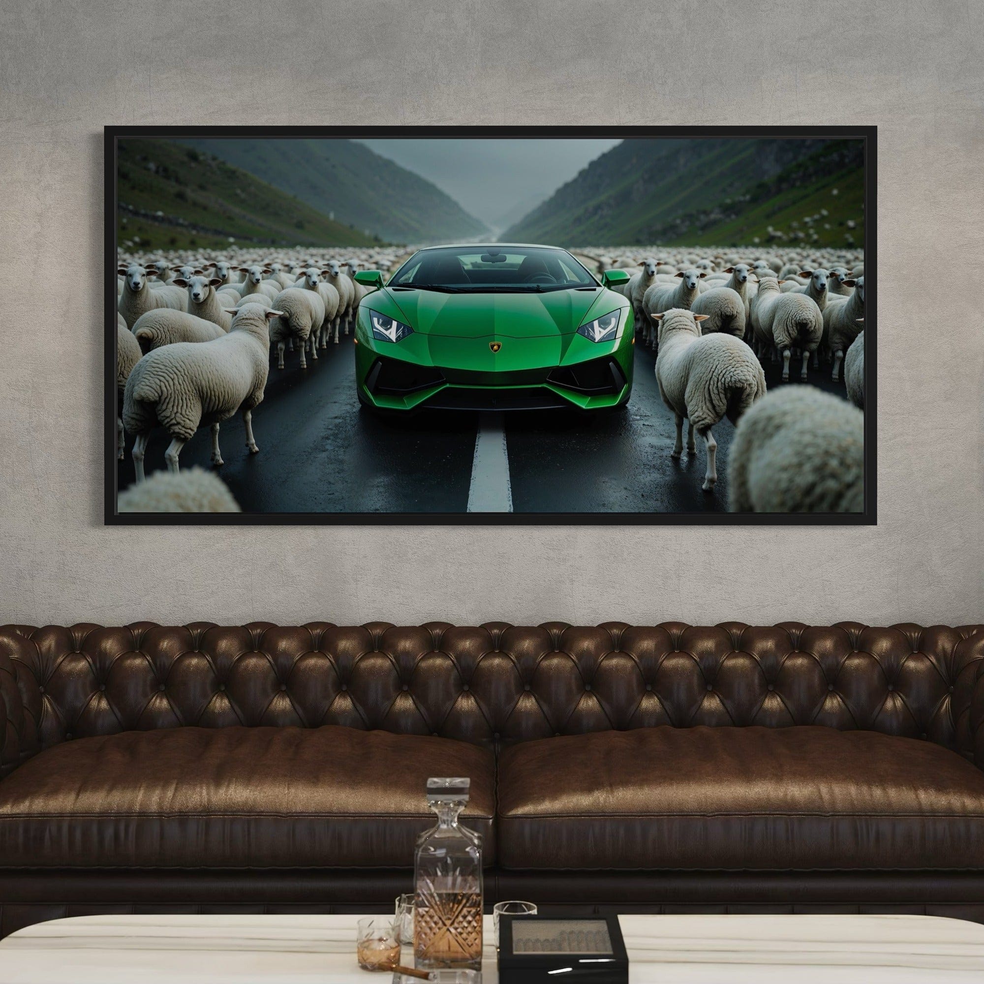 Lamborghini Aventador - Green Menace