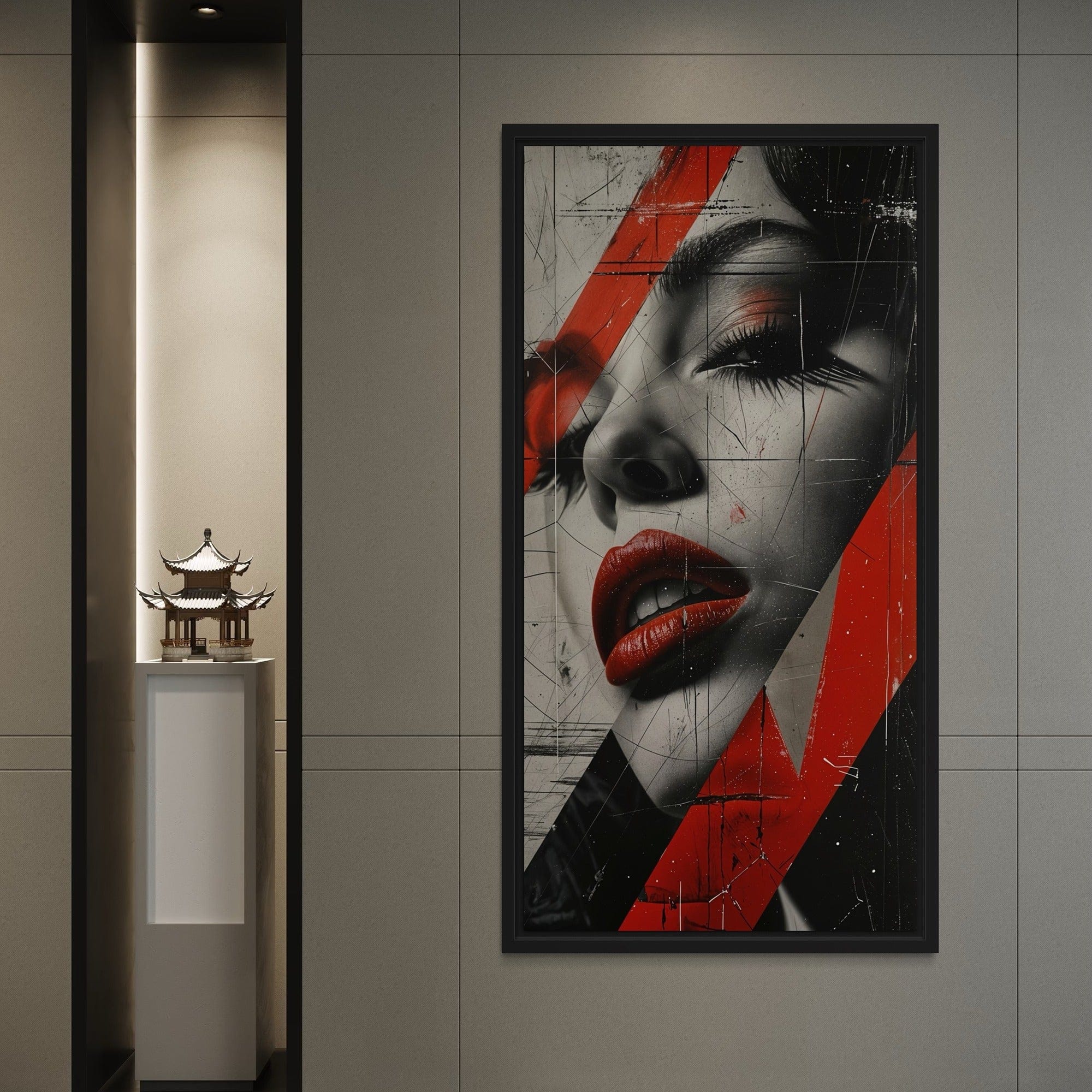 Lips Like Fire Canvas