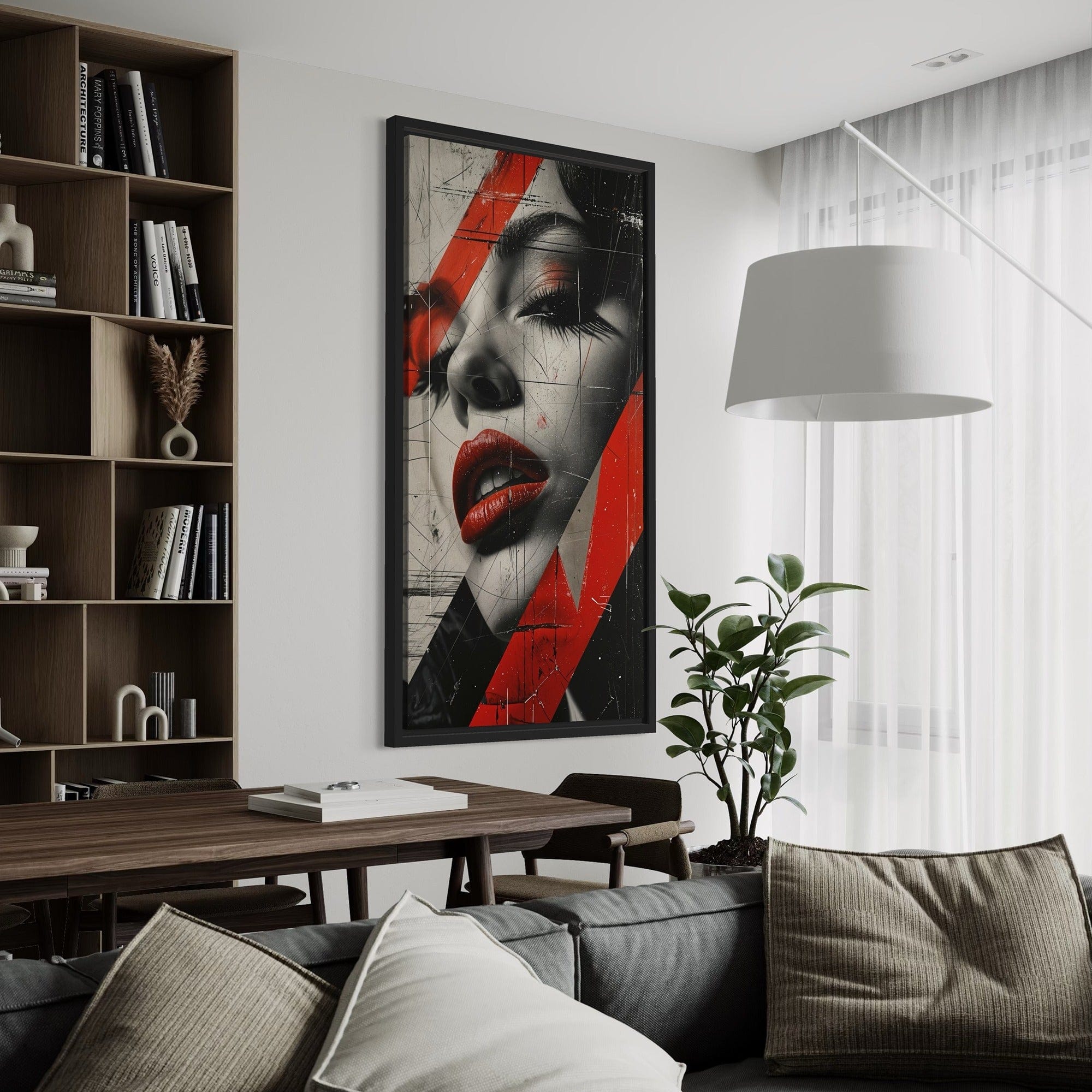 Lips Like Fire Canvas