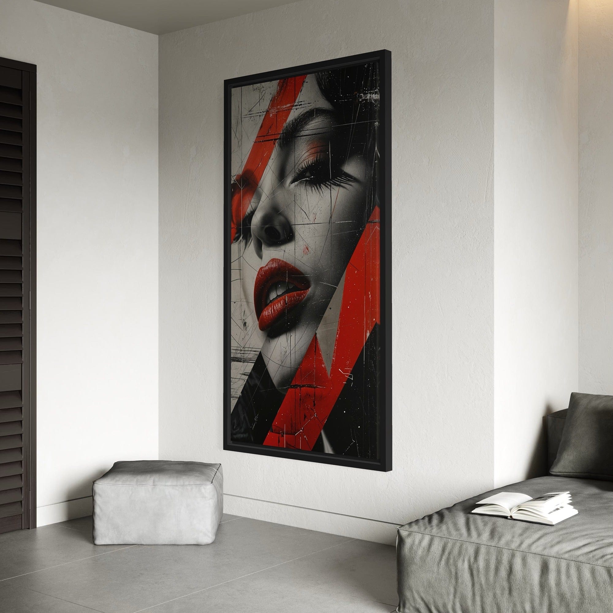 Lips Like Fire Canvas