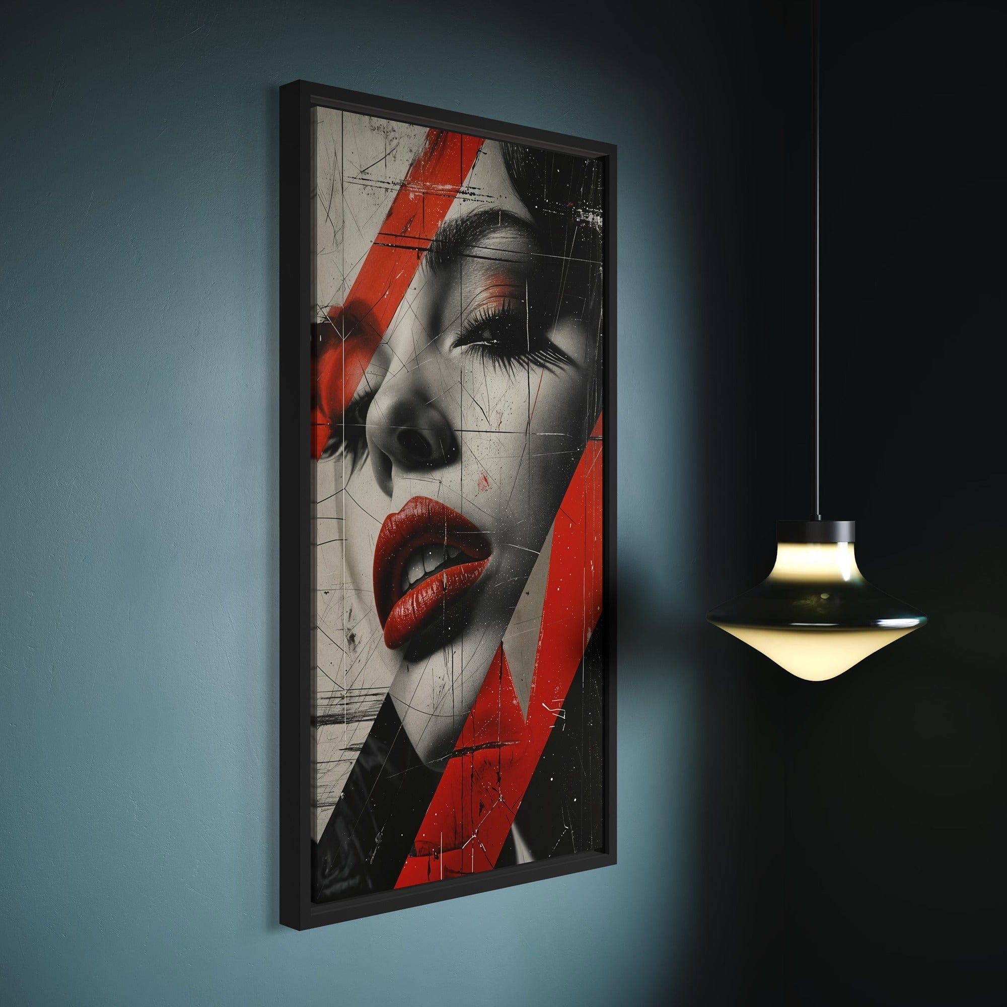 Lips Like Fire Canvas