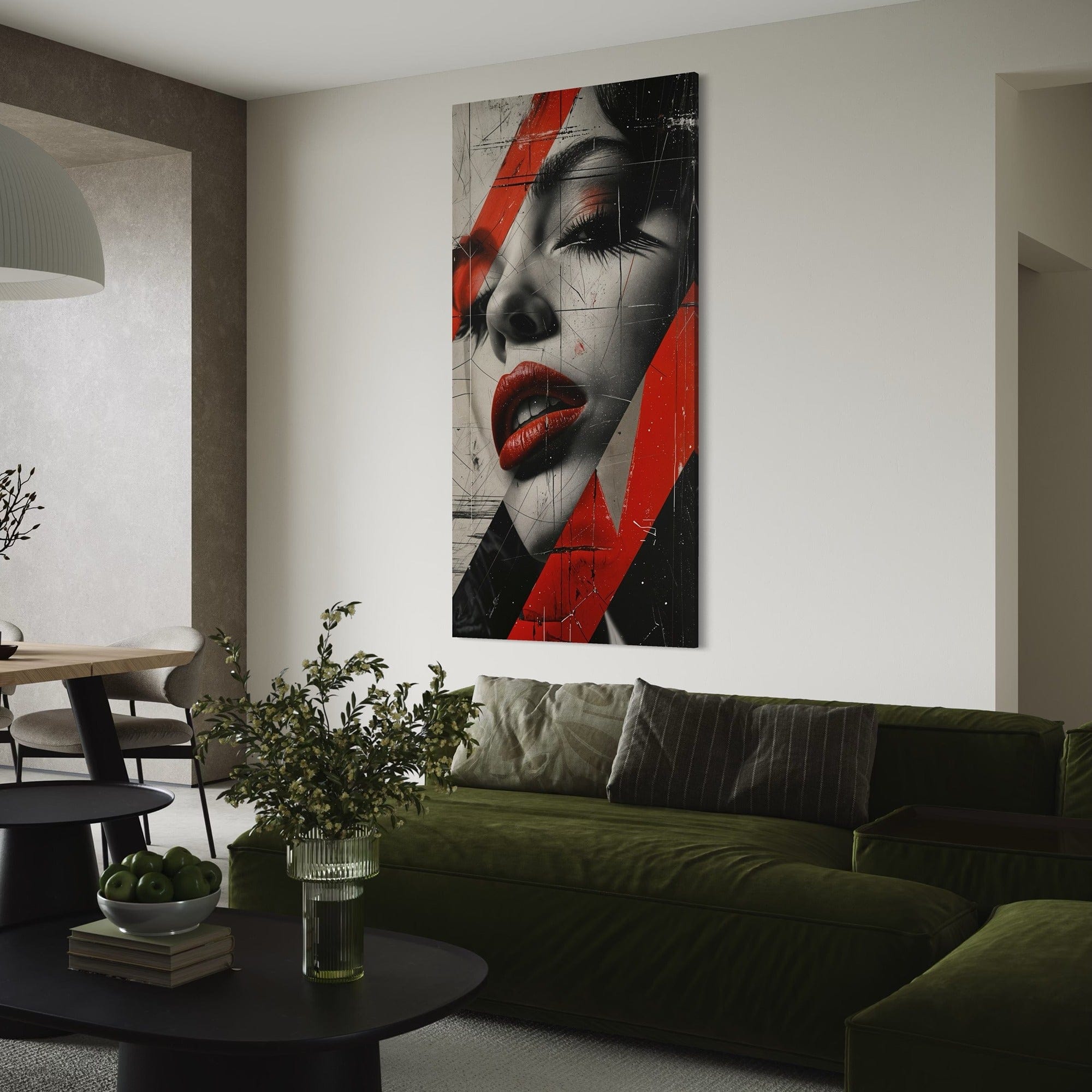 Lips Like Fire Canvas