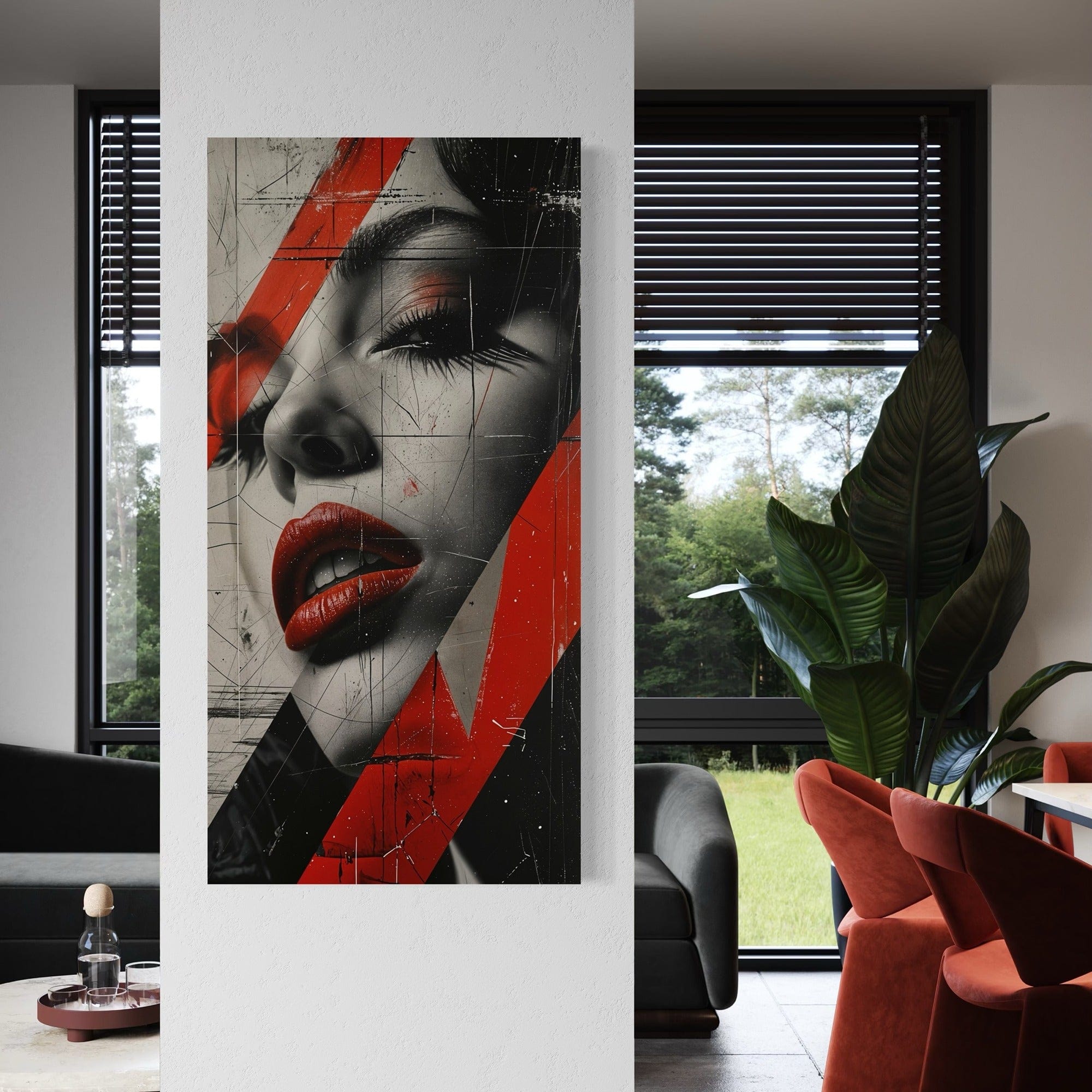 Lips Like Fire Canvas