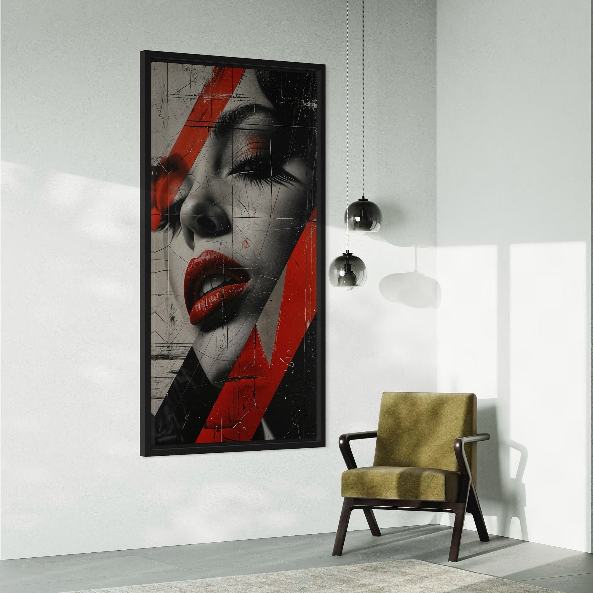 Lips Like Fire Canvas