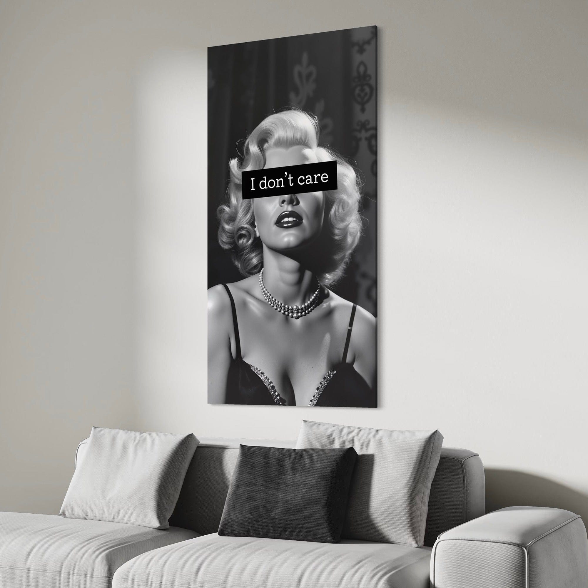 Marilyn Don’t Care Canvas