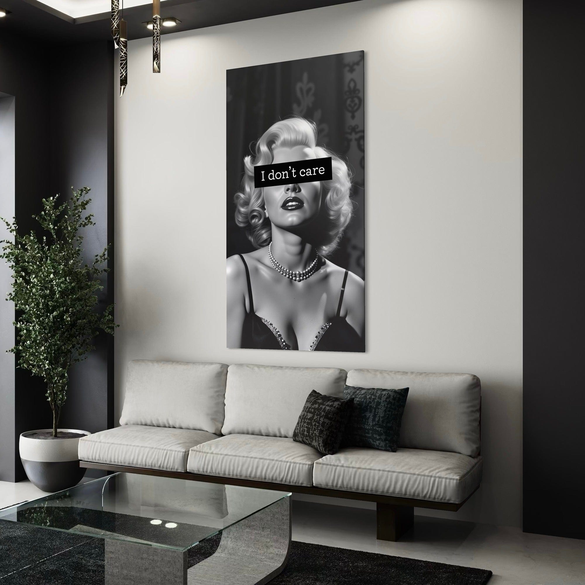 Marilyn Don’t Care Canvas