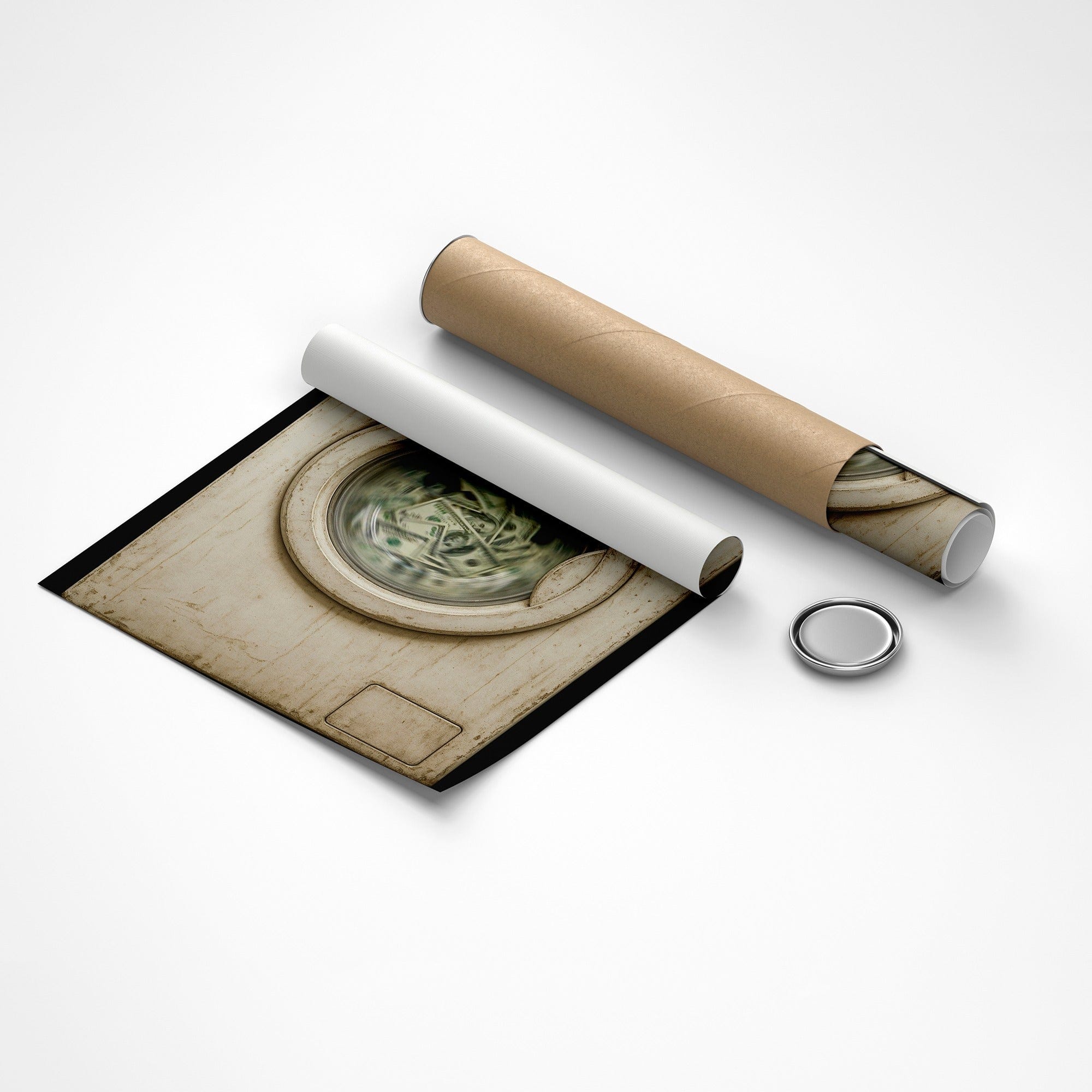 Money Laundering Canvas Print