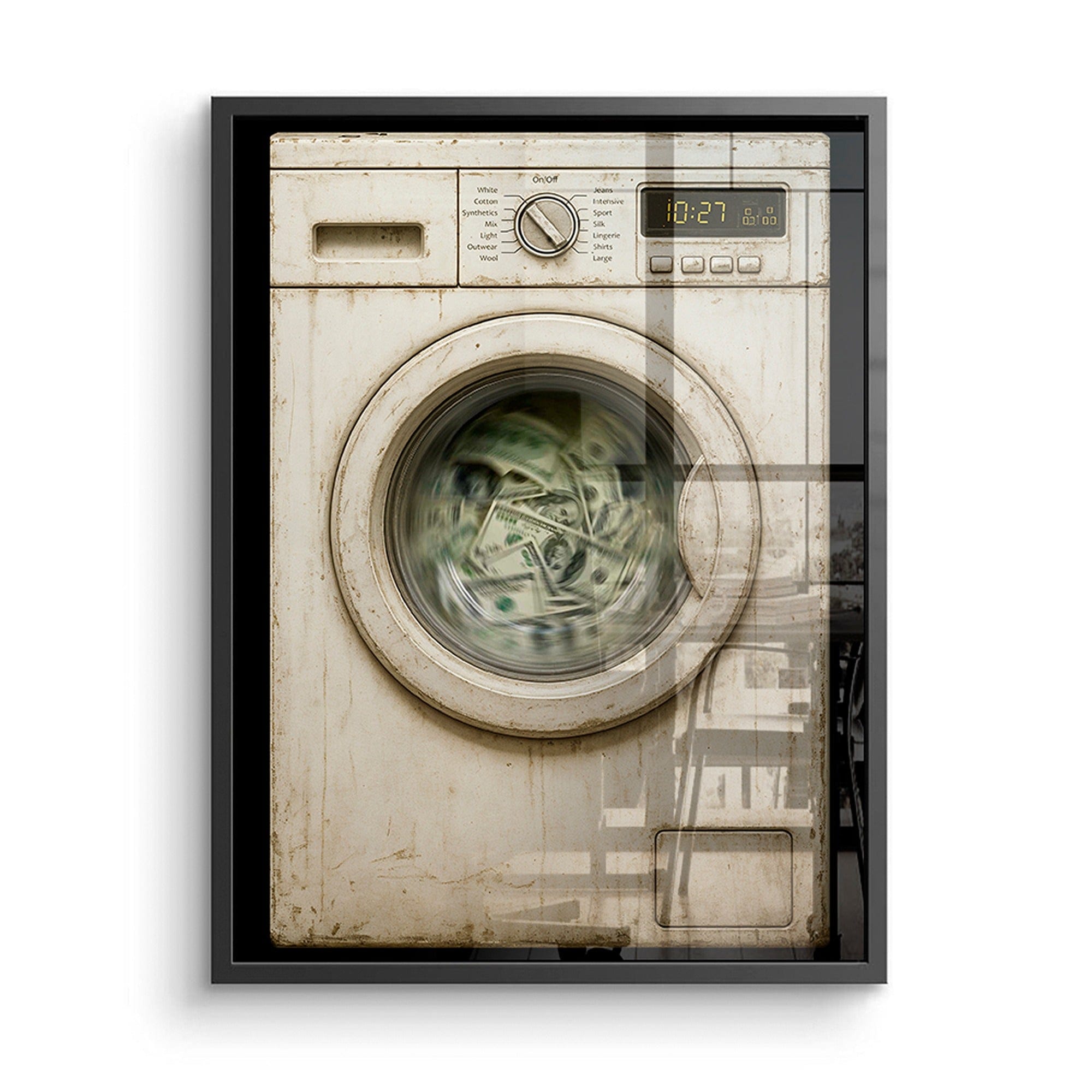 Money Laundering Canvas Print
