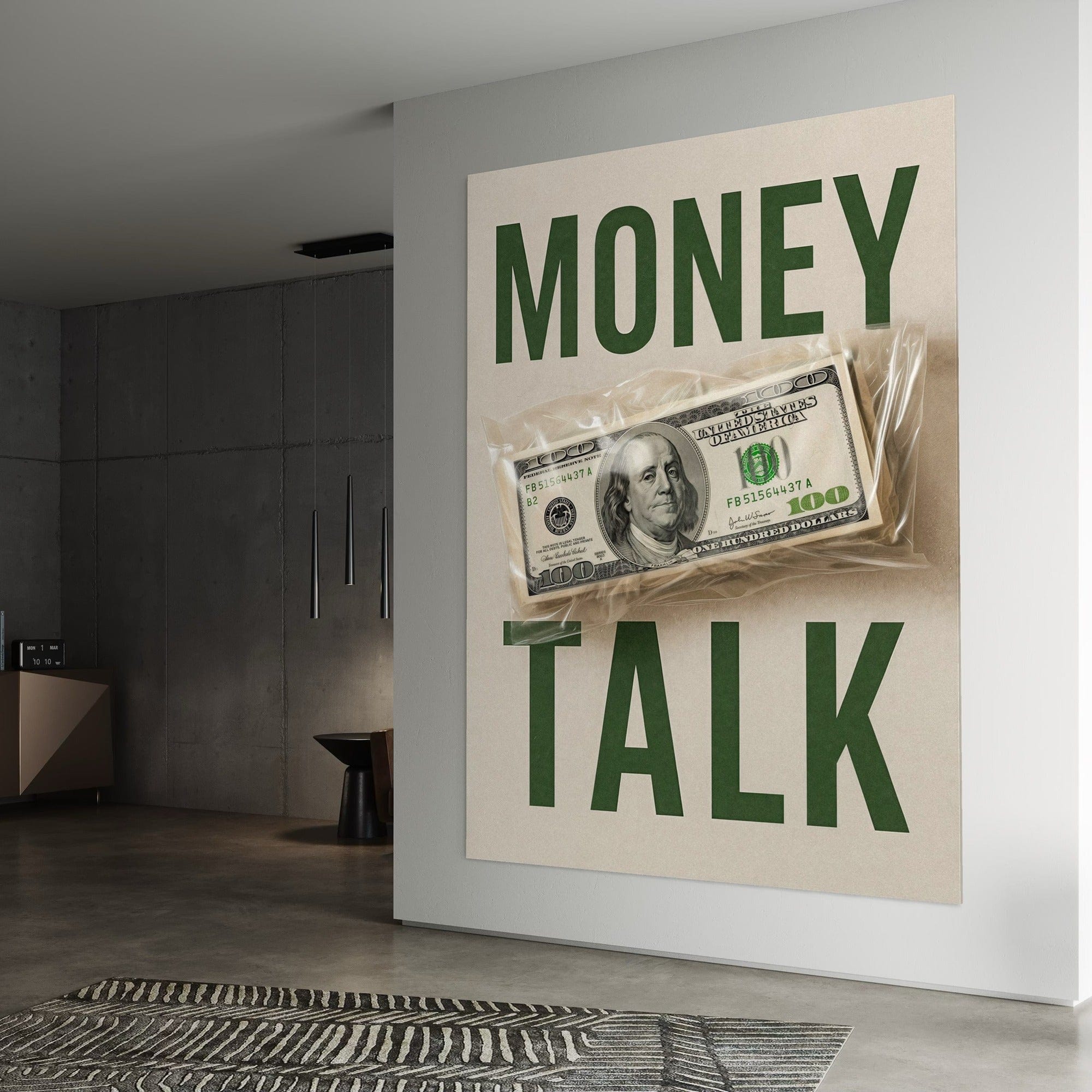Rich lifestyle wall art money aesthetic