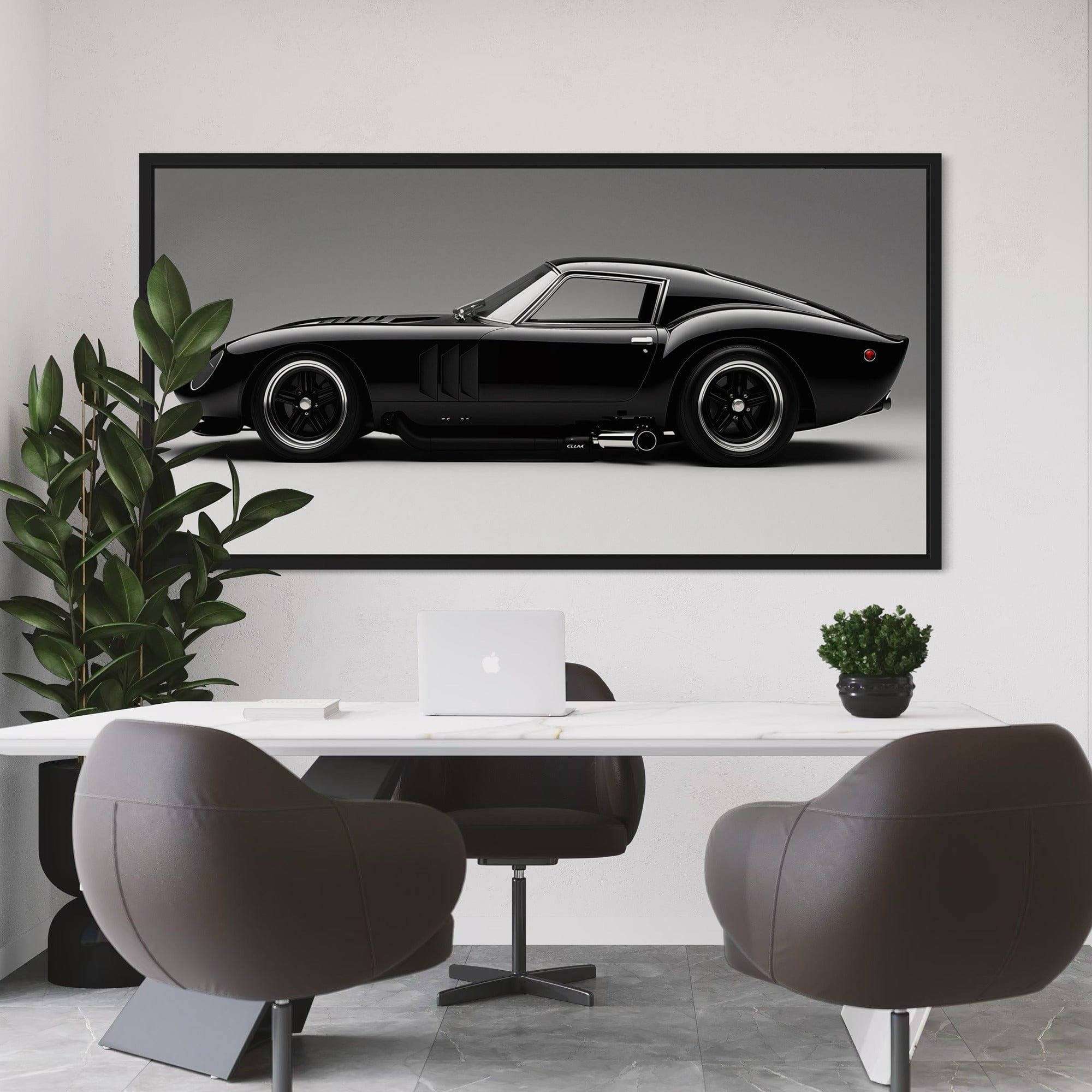 Monochrome Muscle Car