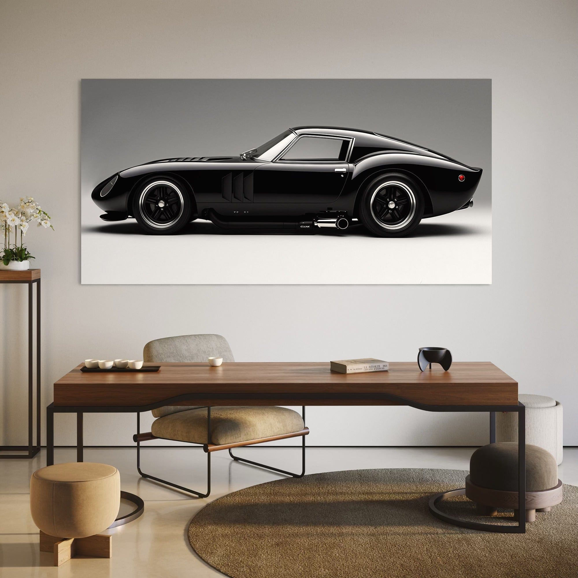 Monochrome Muscle Car
