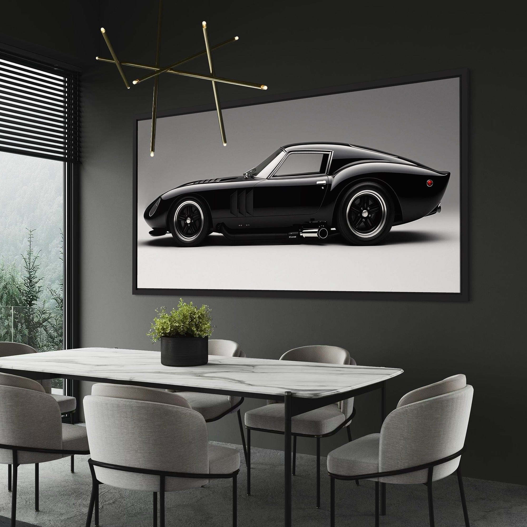 Monochrome Muscle Car