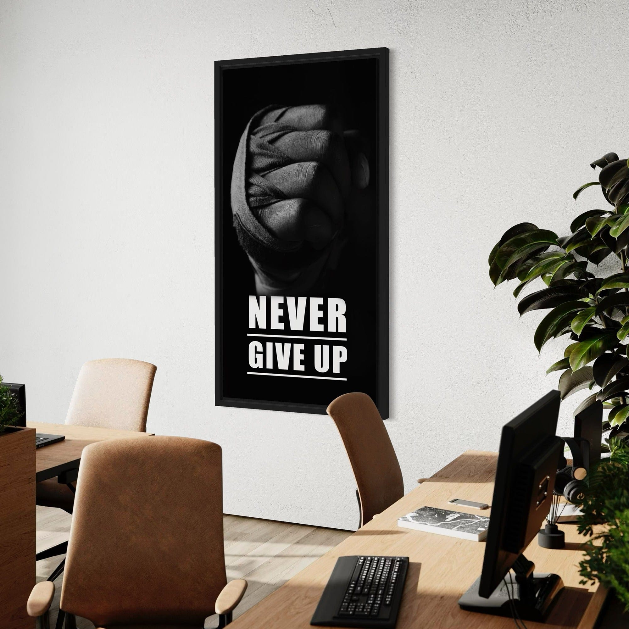 NEVER GIVE UP