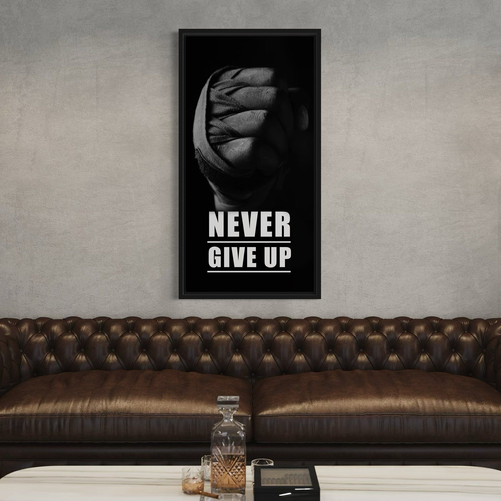 NEVER GIVE UP
