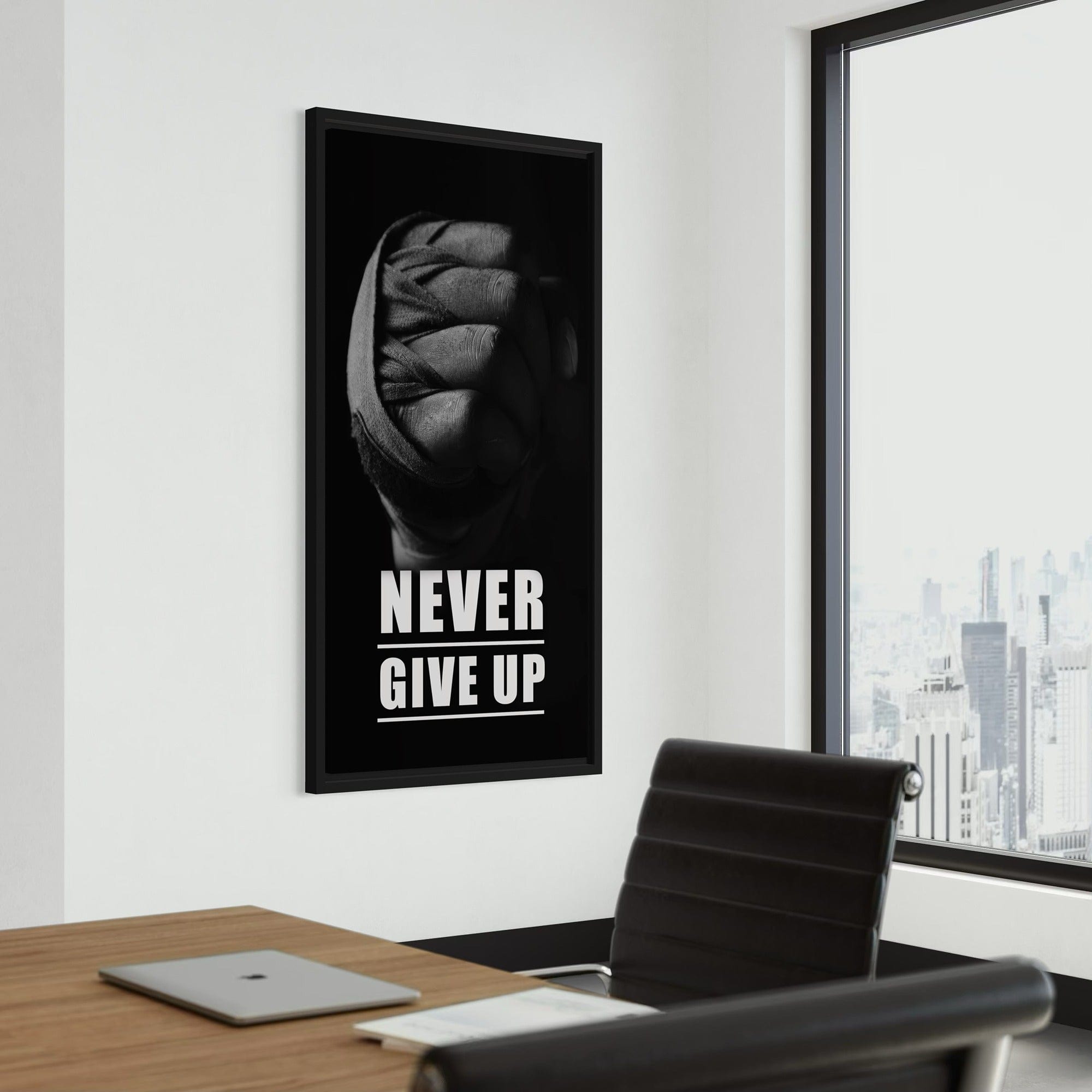 NEVER GIVE UP