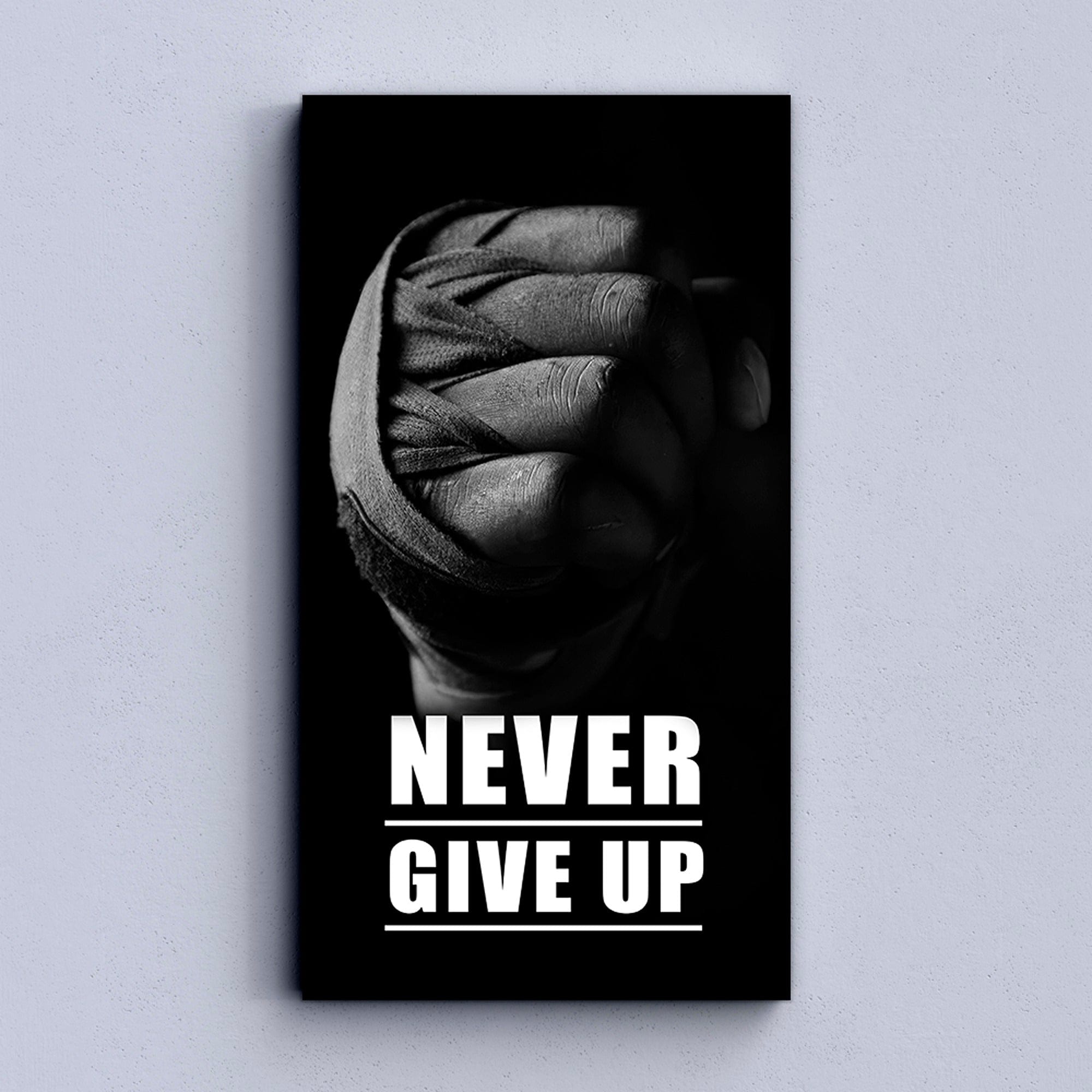 NEVER GIVE UP