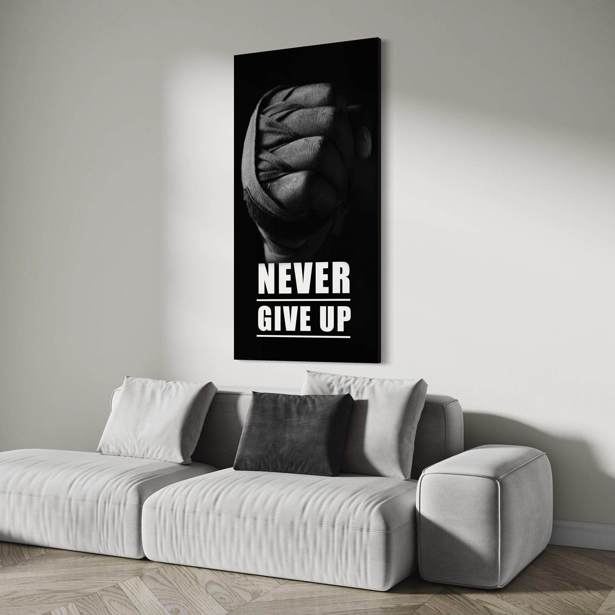 NEVER GIVE UP