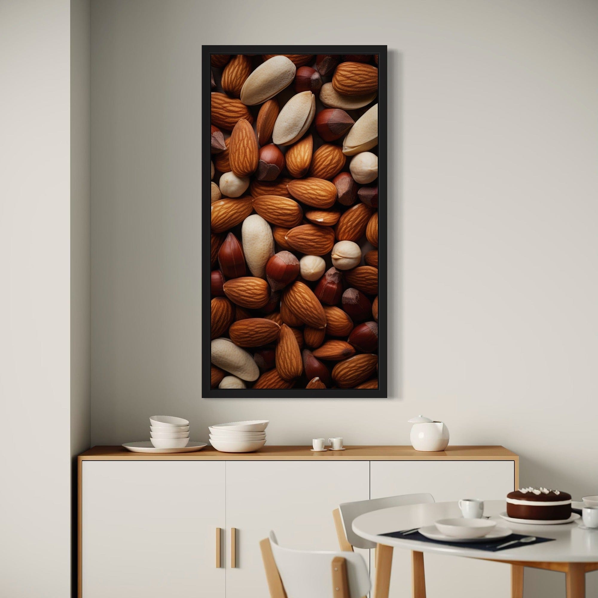High detail nut surface modern kitchen print