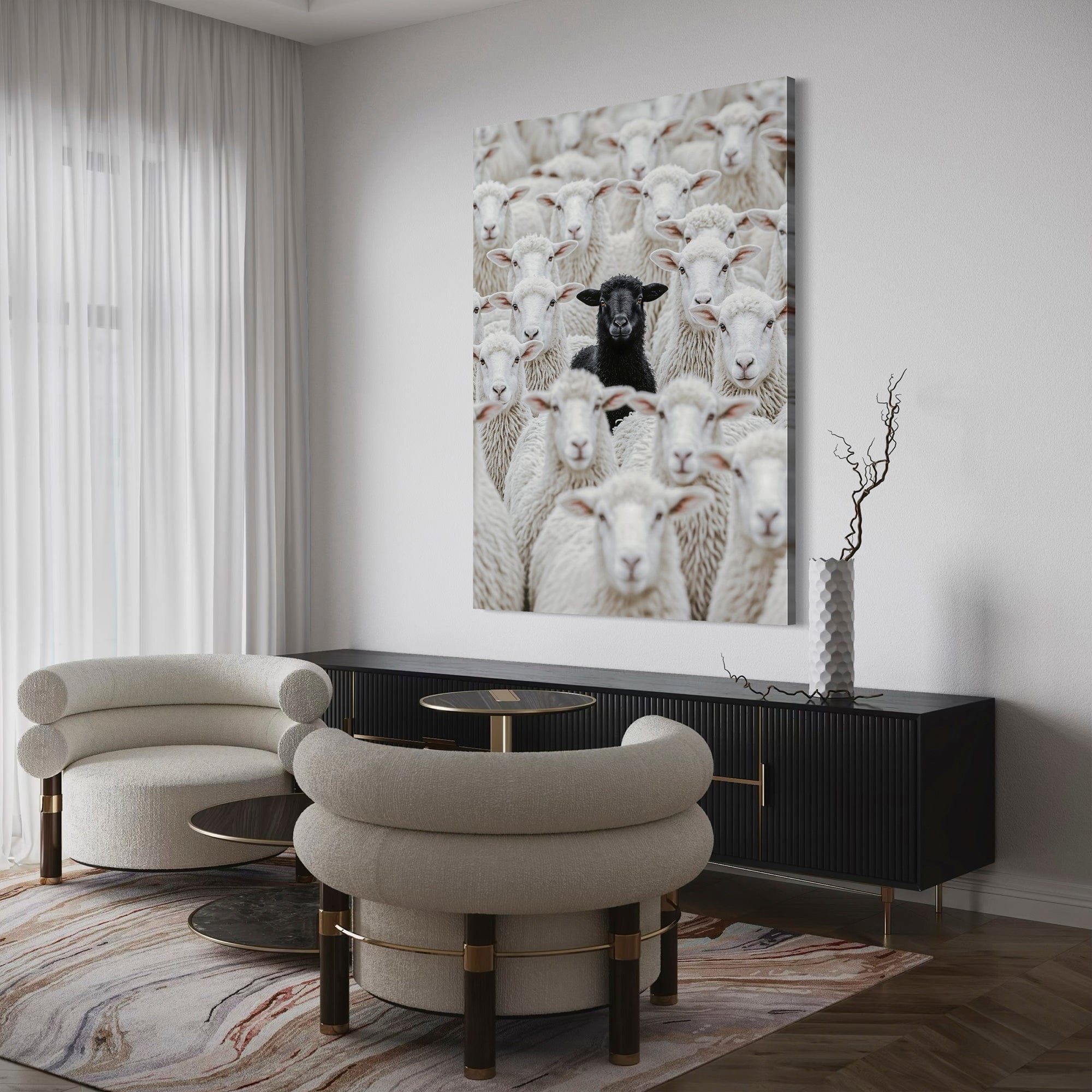 One of a Kind – Black Sheep Canvas