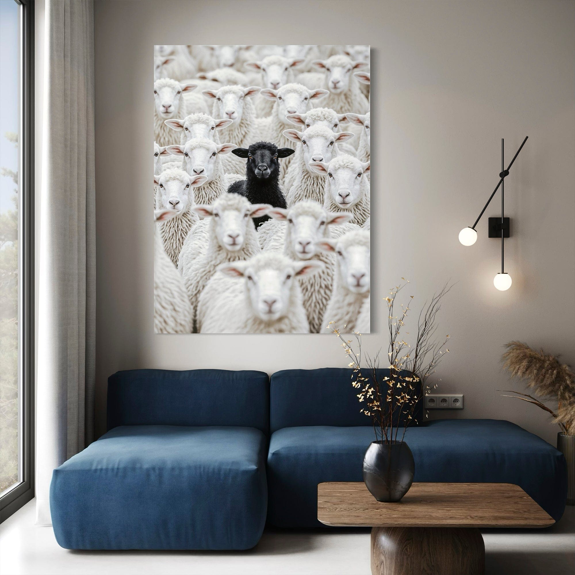 One of a Kind – Black Sheep Canvas