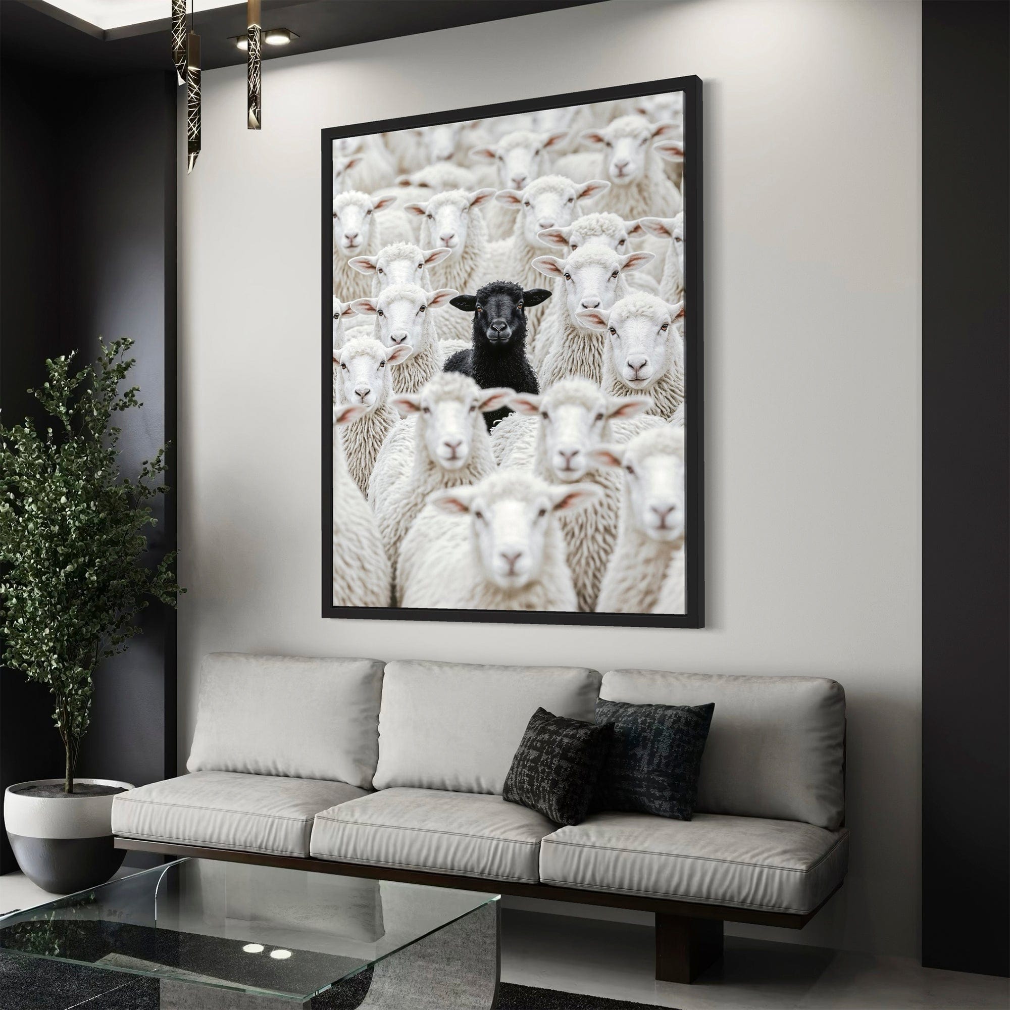 One of a Kind – Black Sheep Canvas