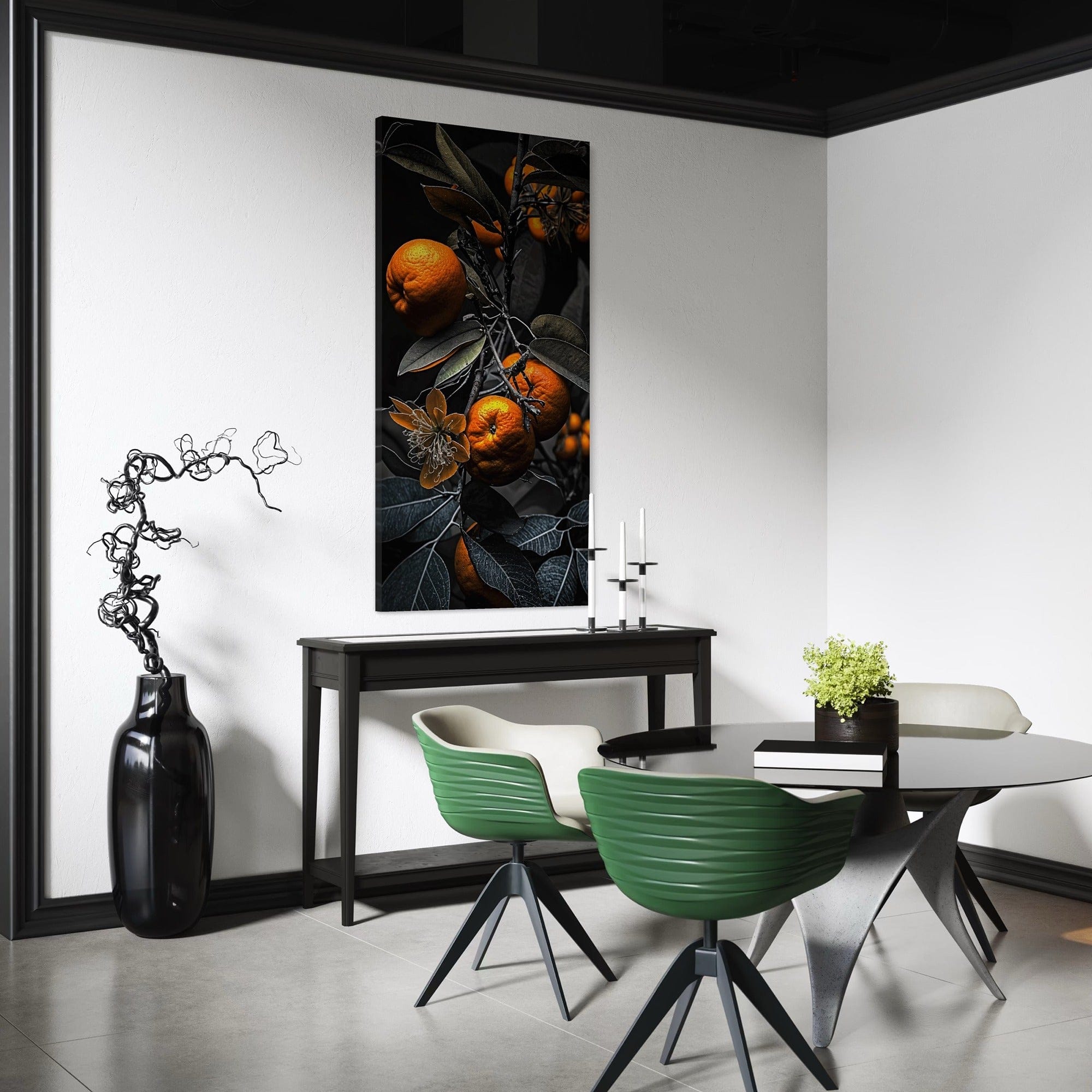 Rustic farmhouse kitchen citrus wall decor