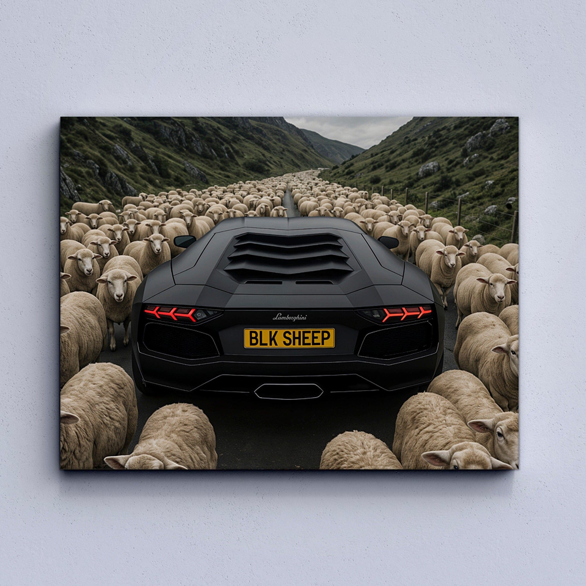 Lamborghini Aventador - Out of the Flock Canvas