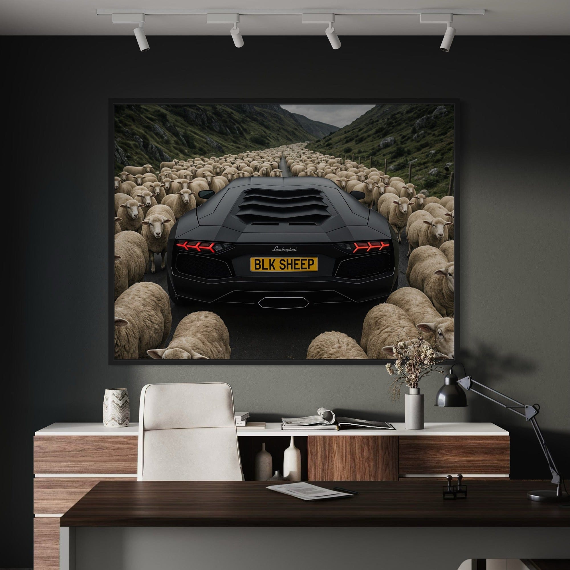 Lamborghini Aventador - Out of the Flock Canvas