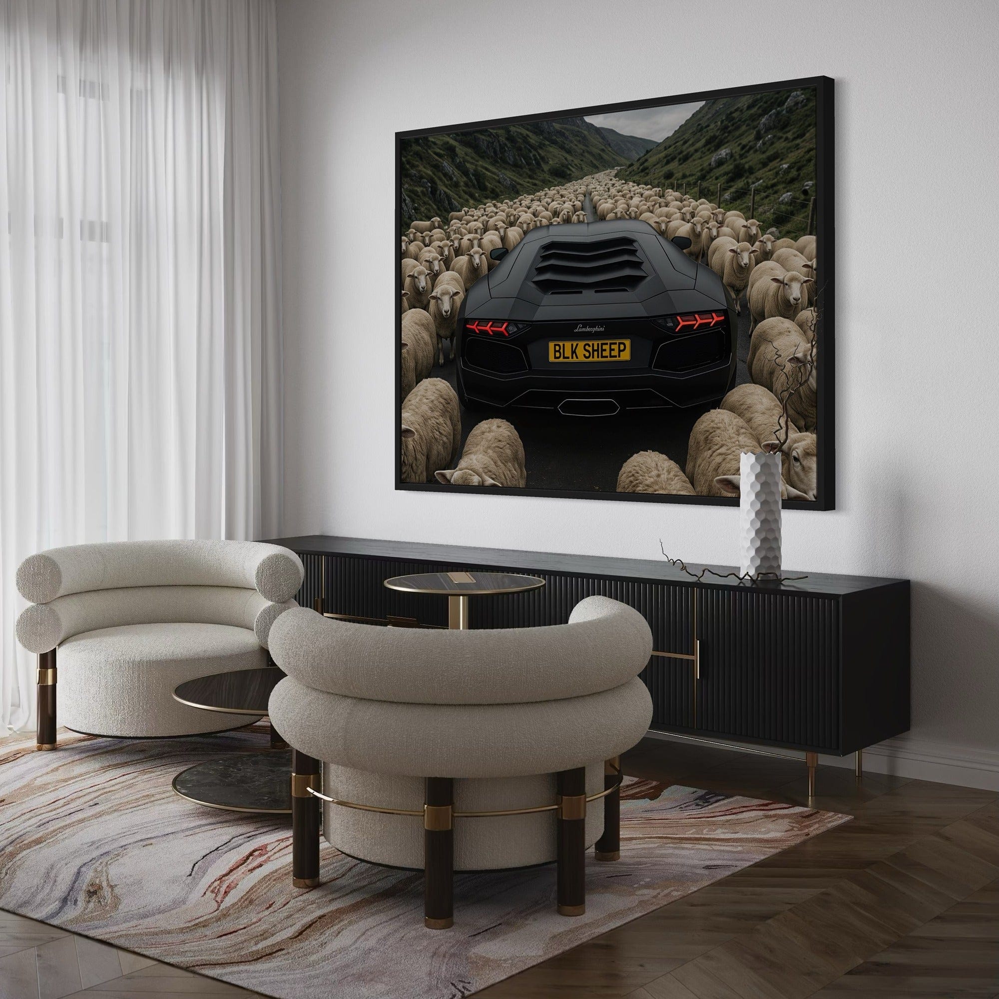 Lamborghini Aventador - Out of the Flock Canvas