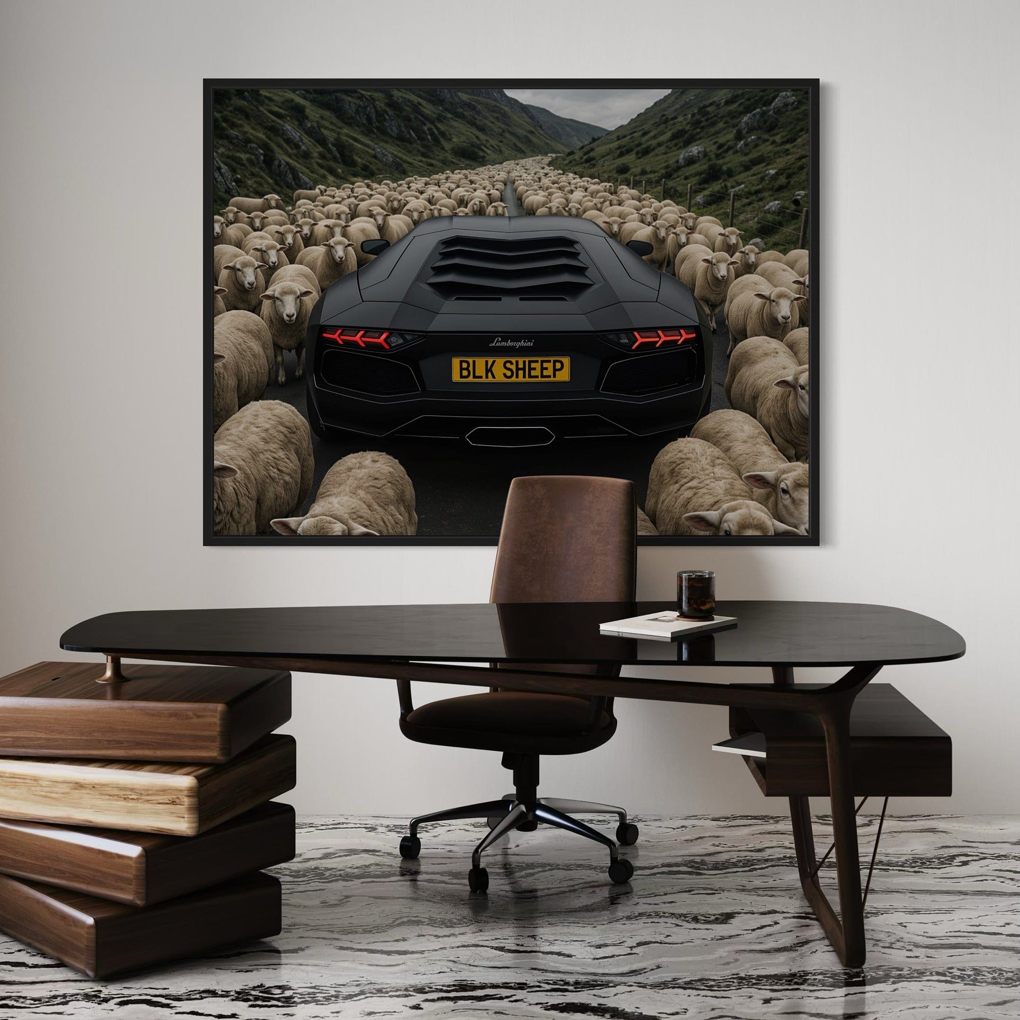 Lamborghini Aventador - Out of the Flock Canvas