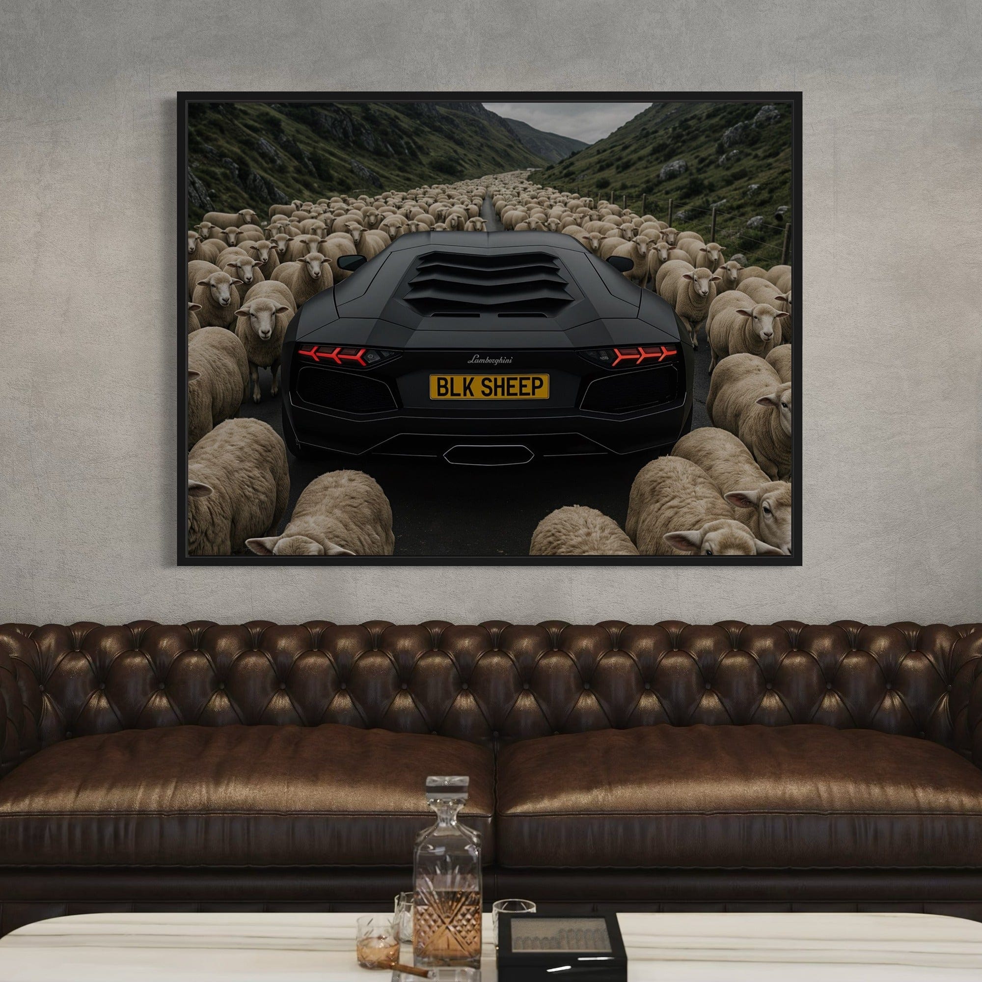 Lamborghini Aventador - Out of the Flock Canvas