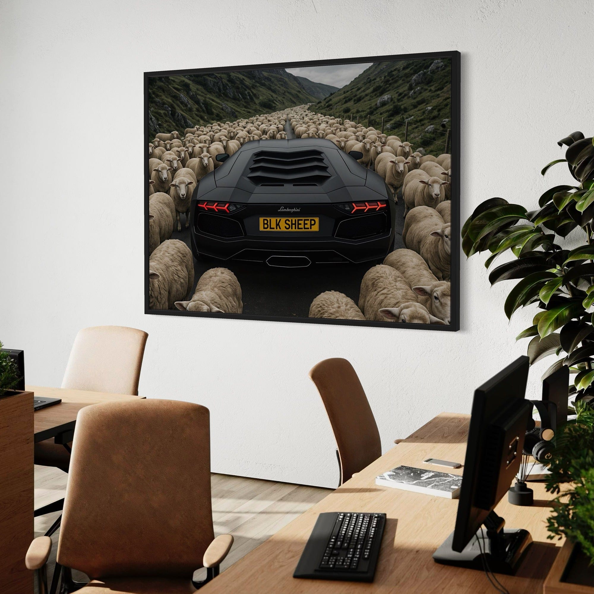 Lamborghini Aventador - Out of the Flock Canvas