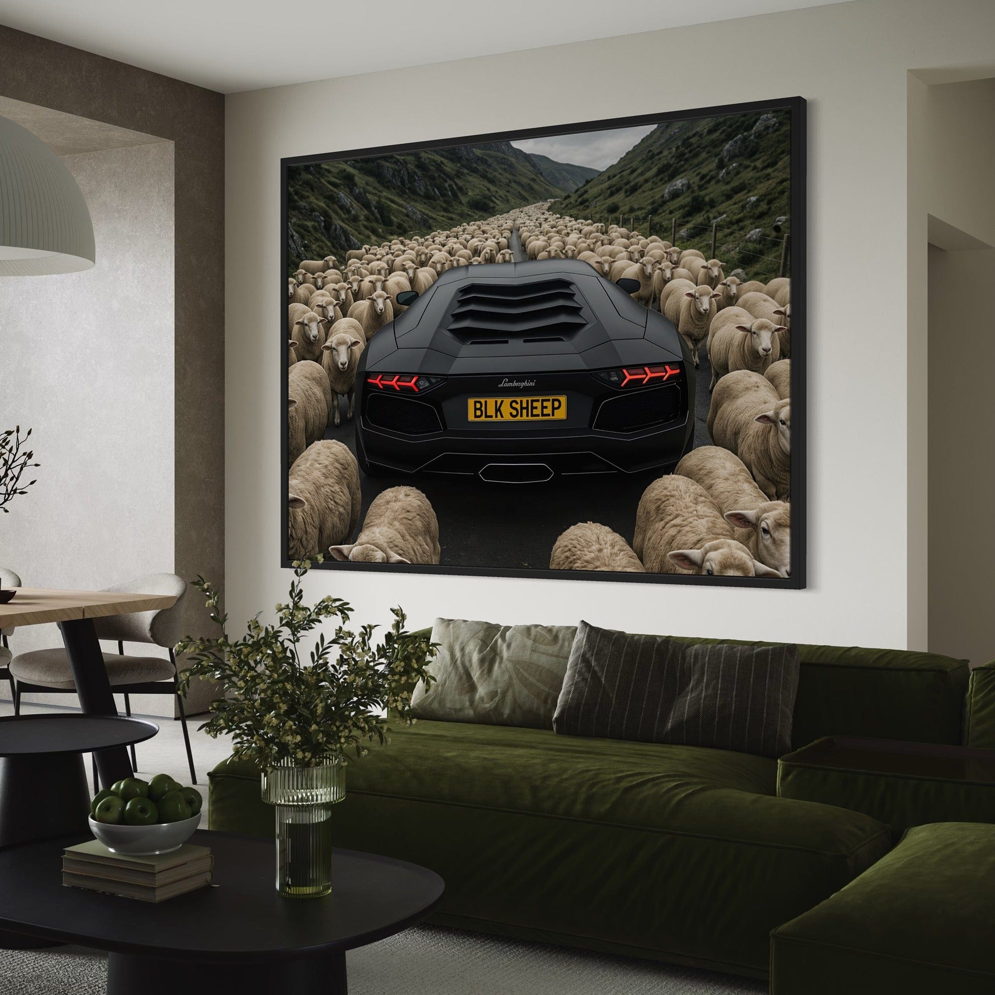 Lamborghini Aventador - Out of the Flock Canvas