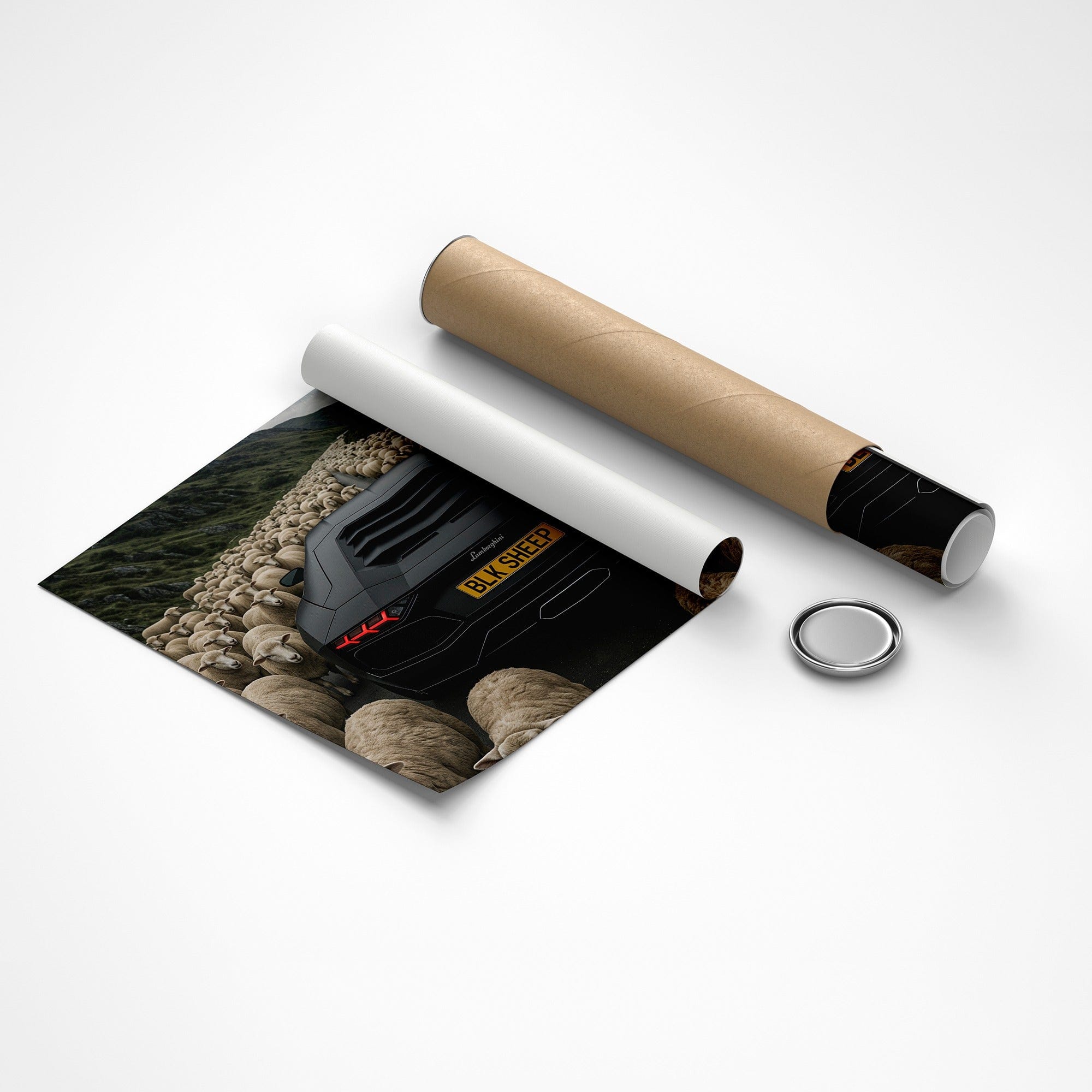 Lamborghini Aventador - Out of the Flock Canvas