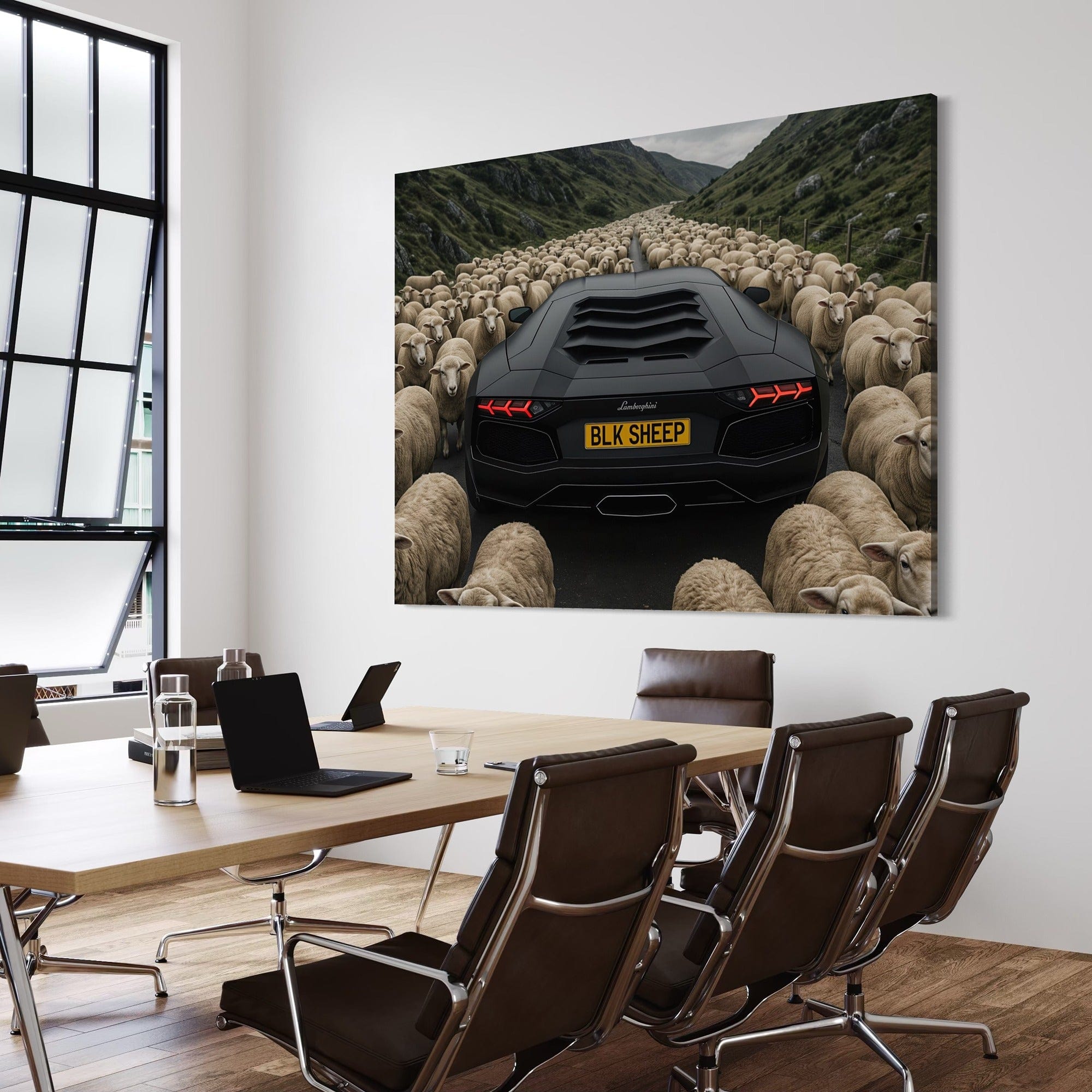 Lamborghini Aventador - Out of the Flock Canvas