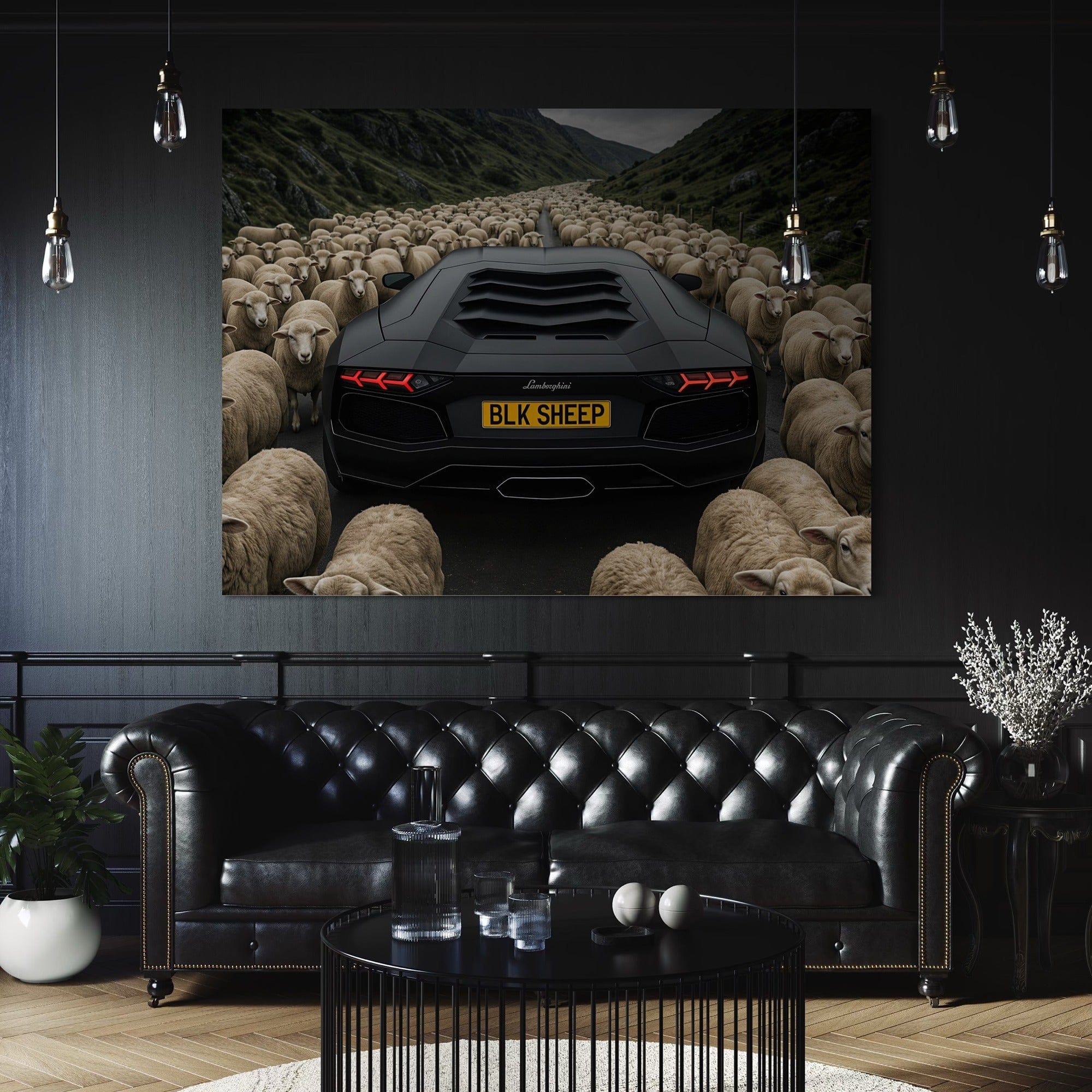 Lamborghini Aventador - Out of the Flock Canvas