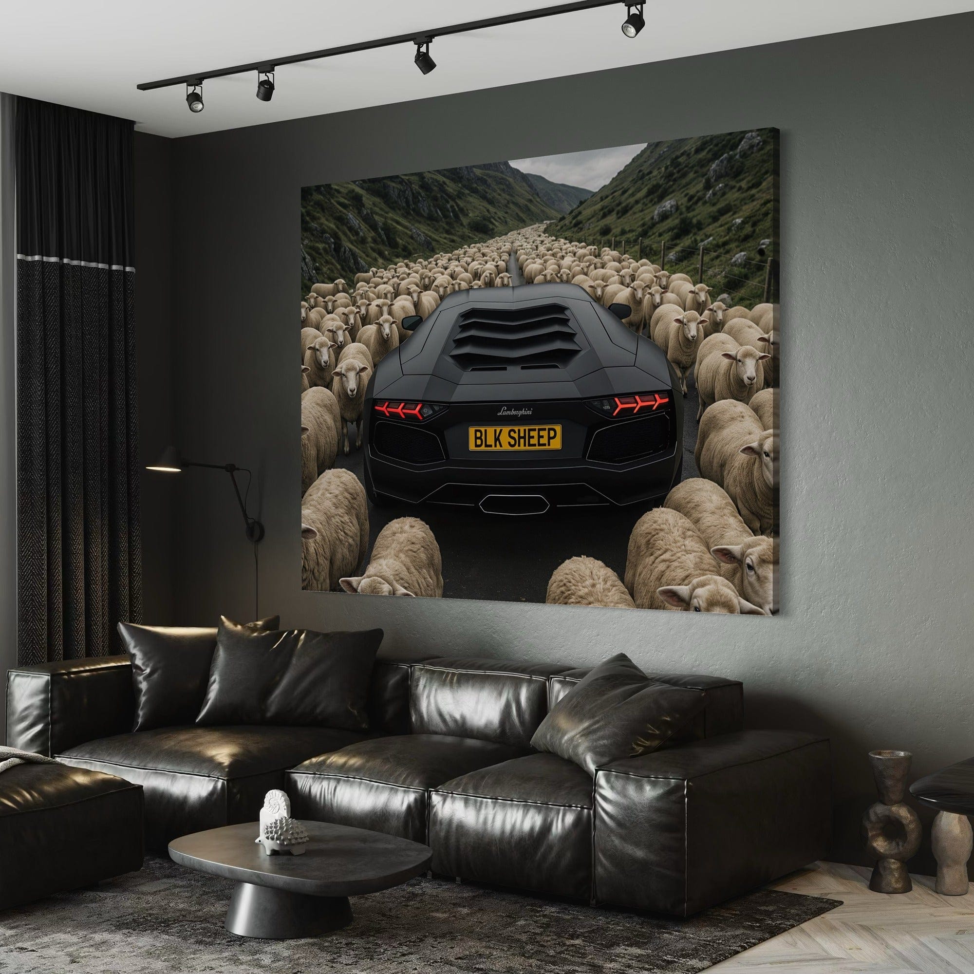 Lamborghini Aventador - Out of the Flock Canvas