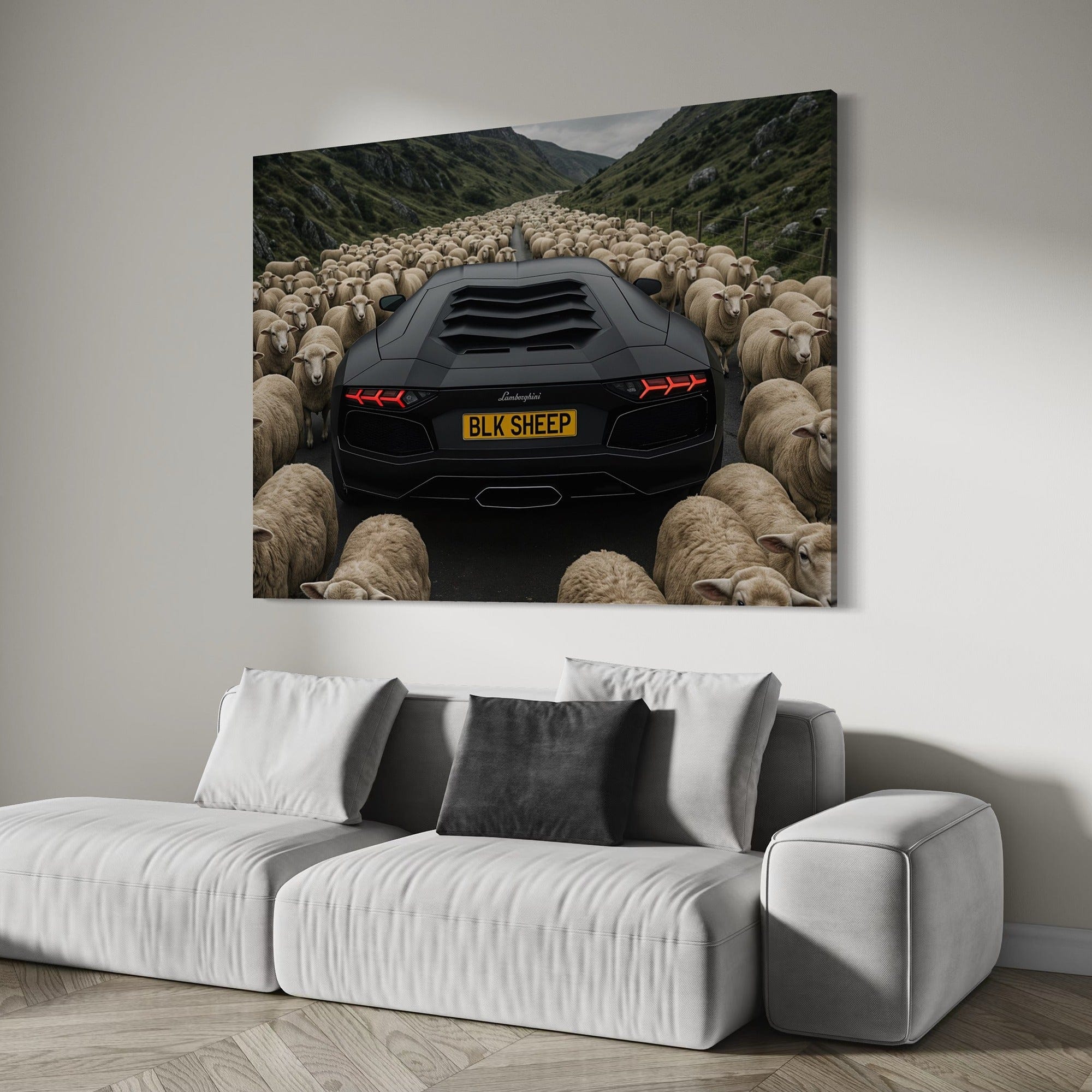 Lamborghini Aventador - Out of the Flock Canvas