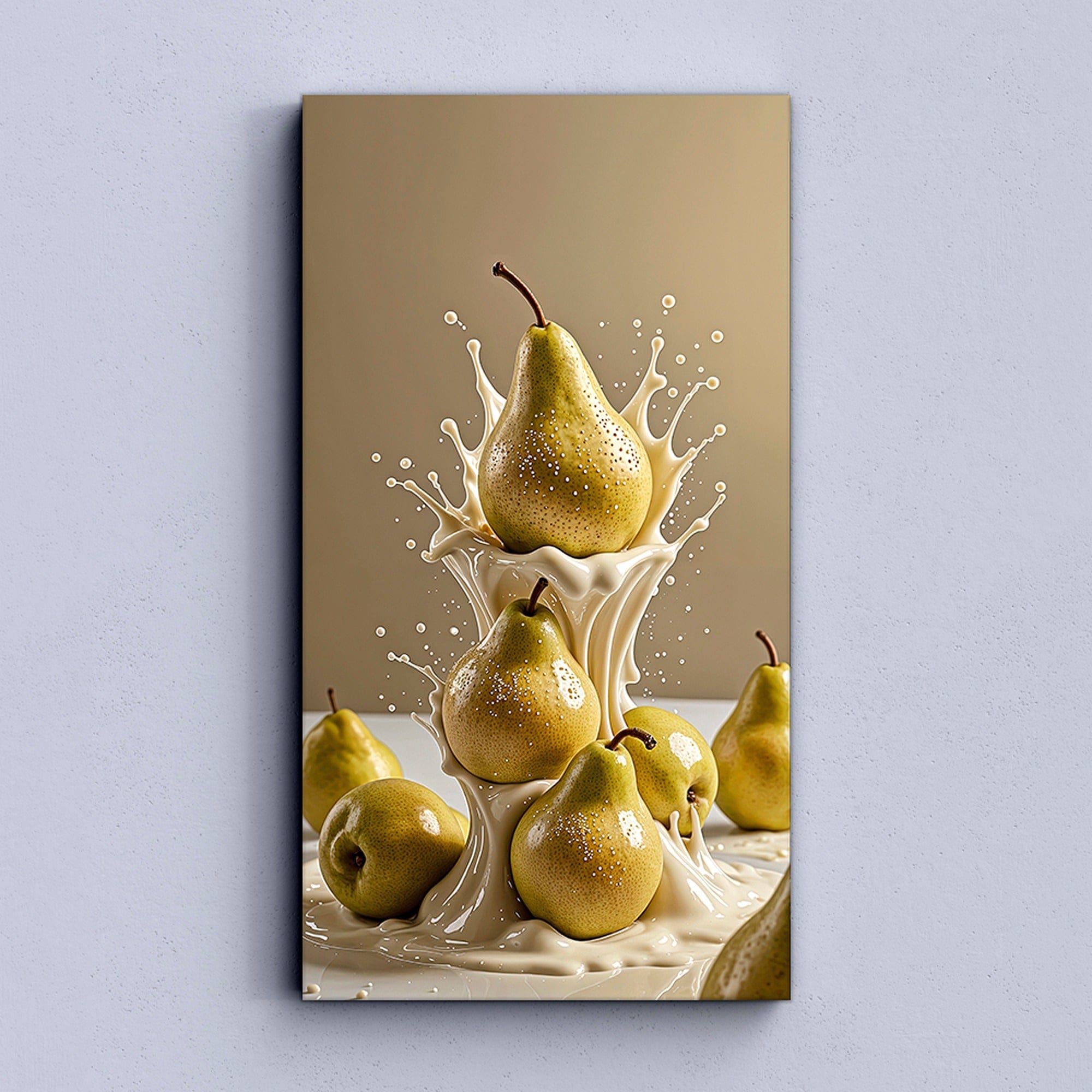 pear canvas wall art