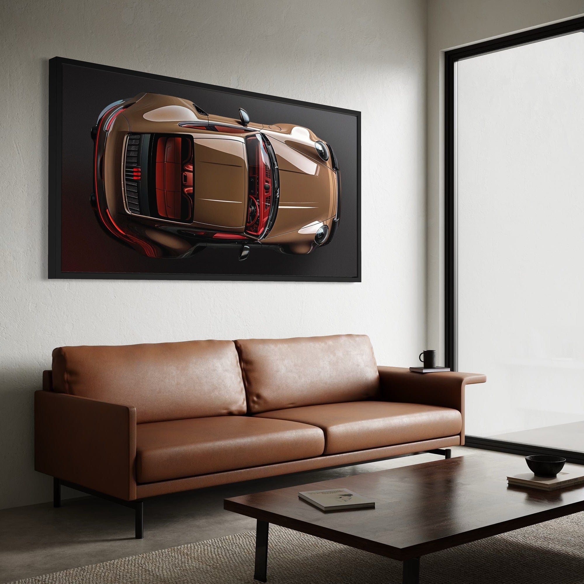 Porsche Bronze Bullet Canvas Print