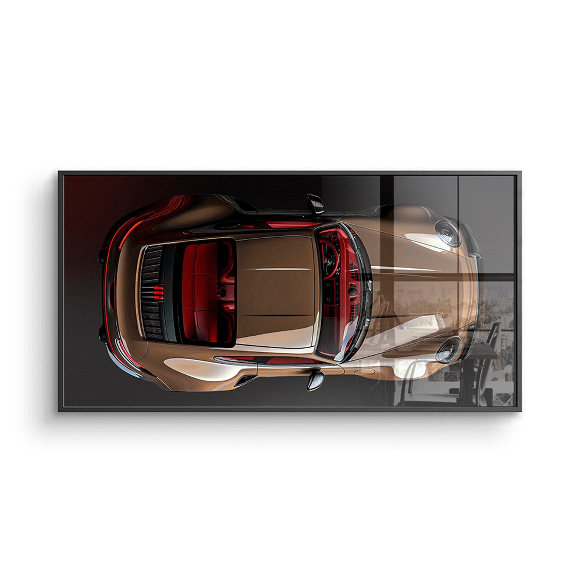 Porsche Bronze Bullet Canvas Print