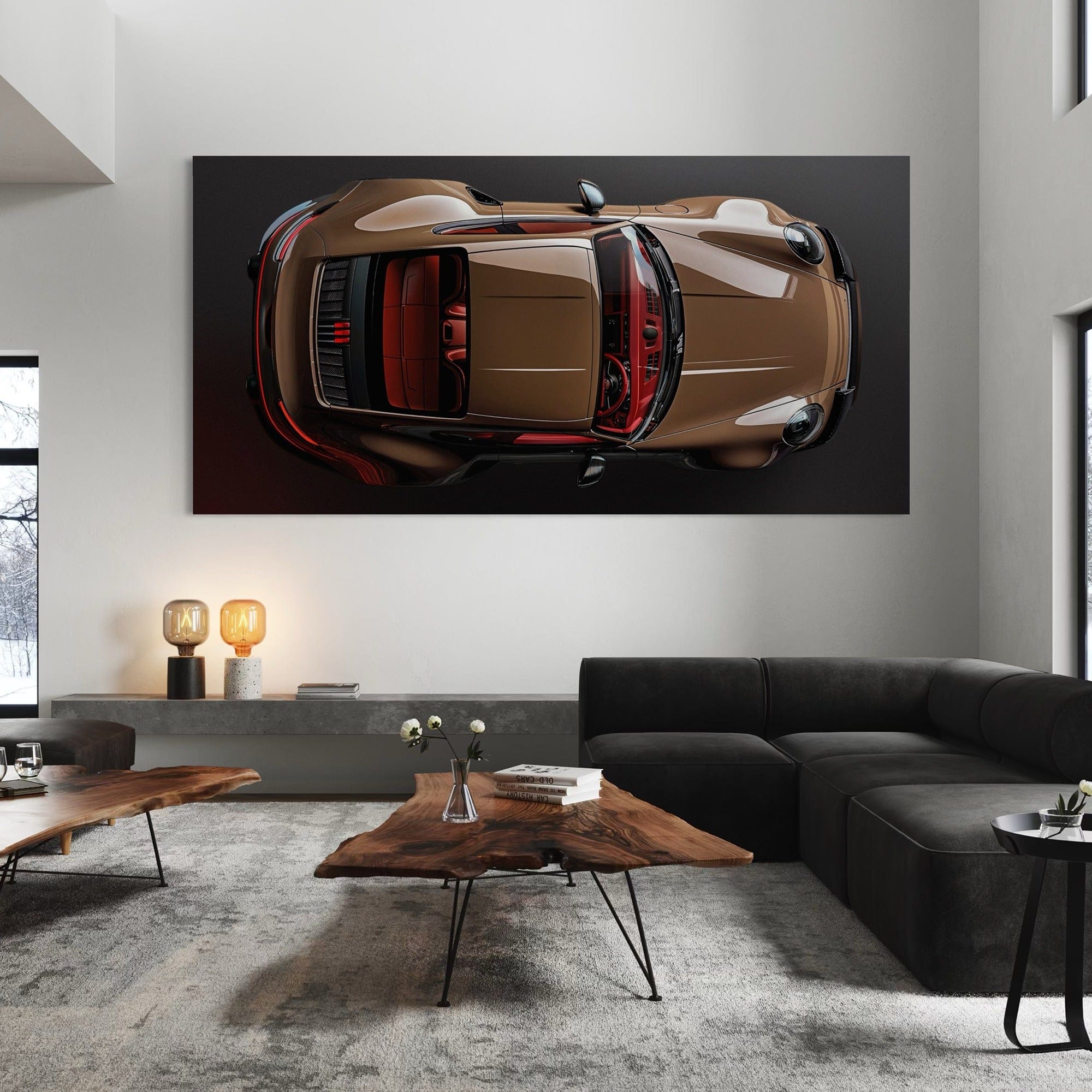 Porsche Bronze Bullet Canvas Print