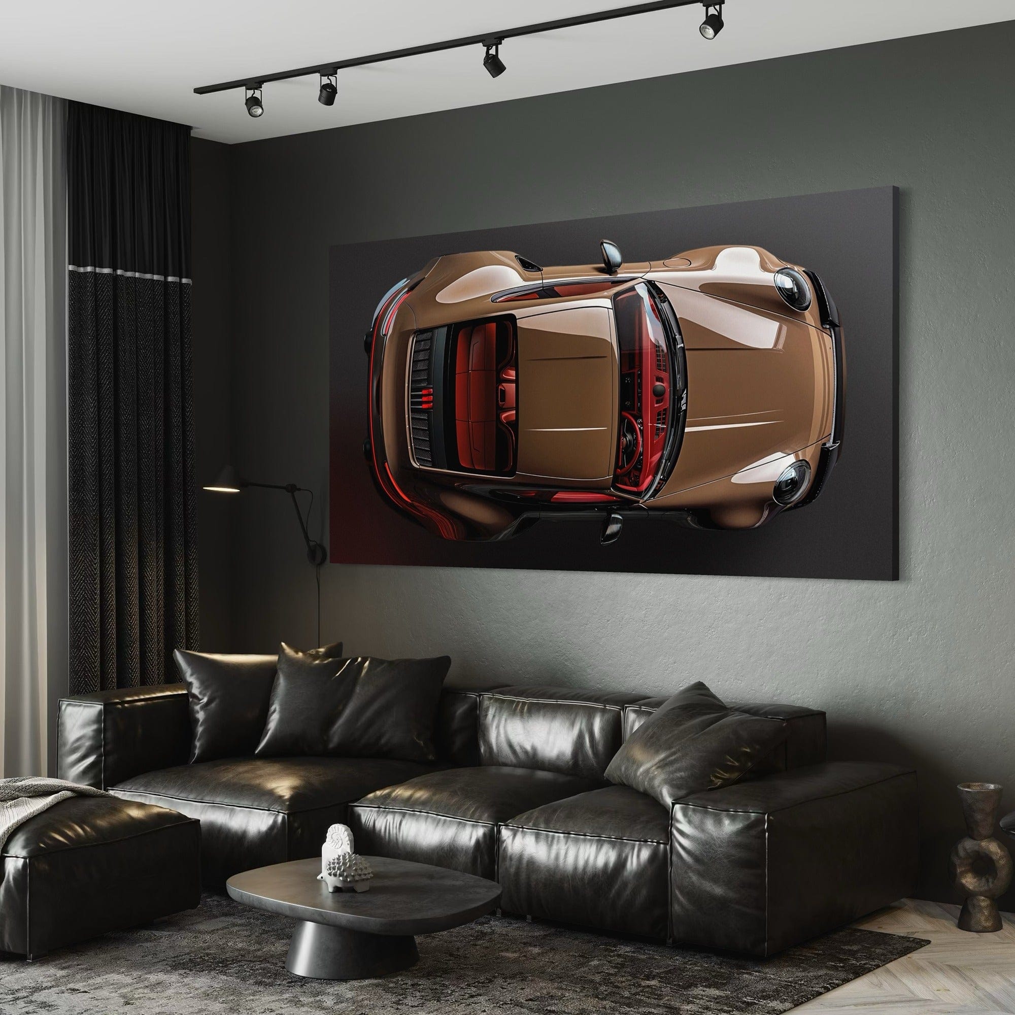 Porsche Bronze Bullet Canvas Print