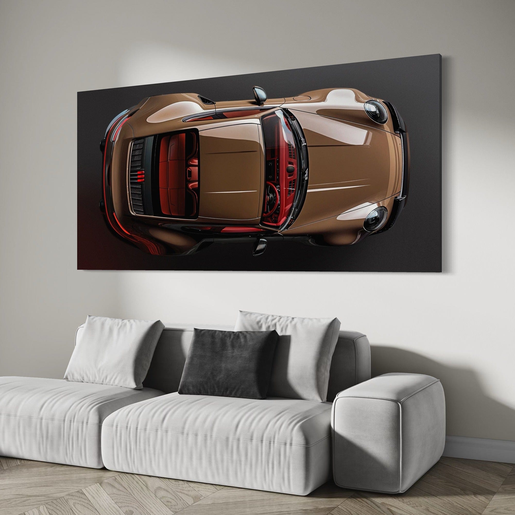 Porsche Bronze Bullet Canvas Print